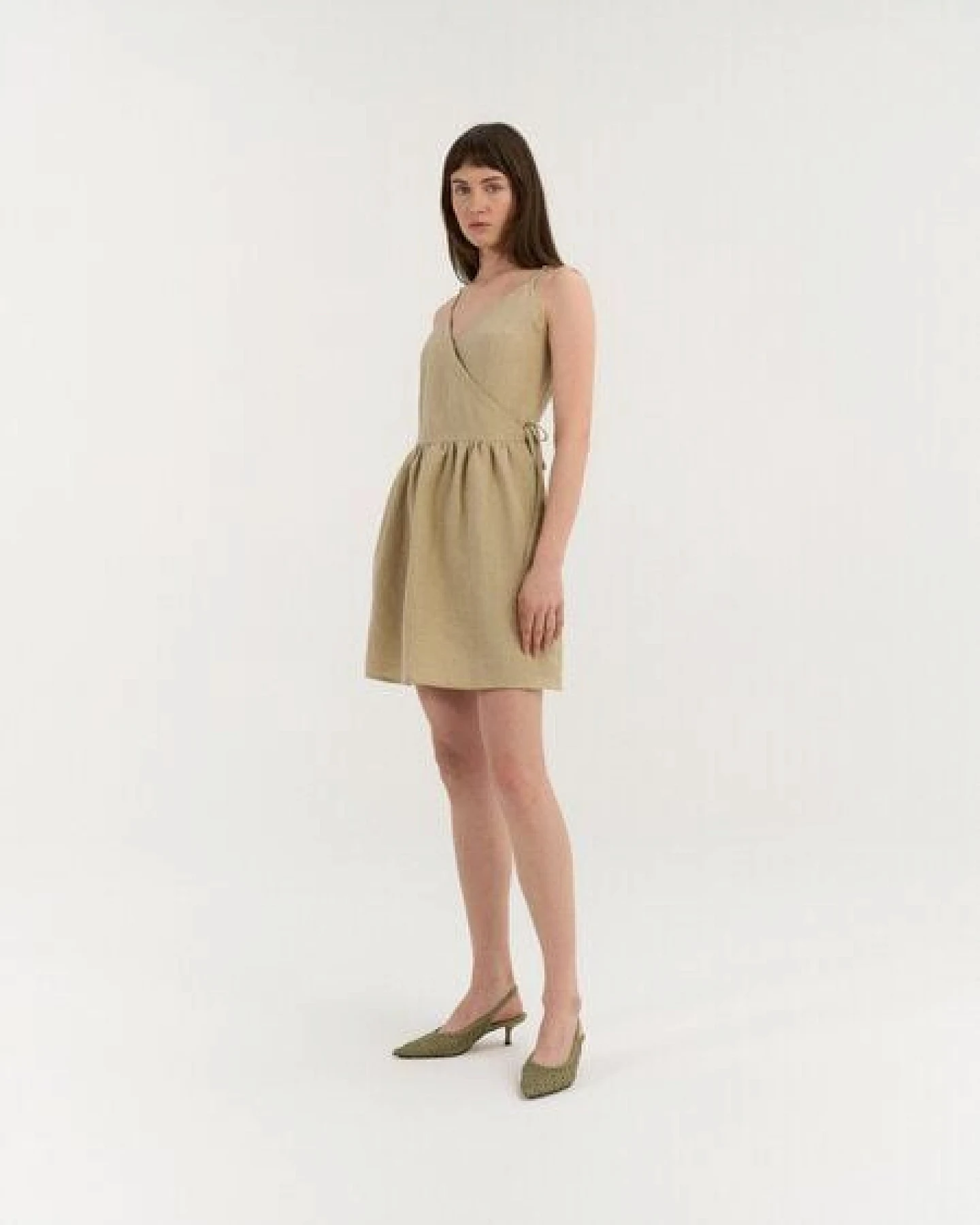 AmourLinen Wickelkleid aus Leinen LUNA – Ansicht 3
