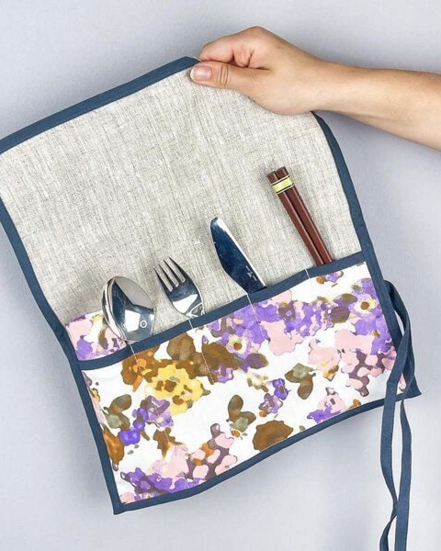 ever&again Besteckrolle, Utensil Roll, Bestecktasche – Ansicht 2