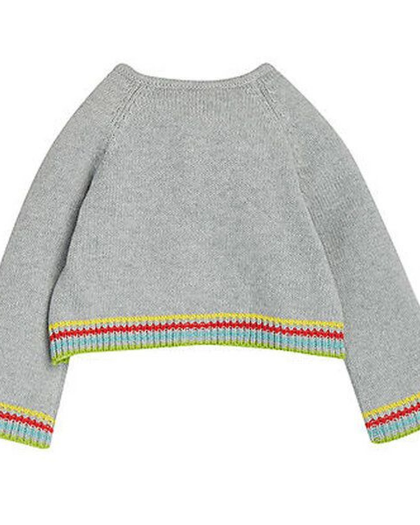 Frugi Strickjacke Papageientaucher grau - Bonny Baby Grey/Marl Puffins – Ansicht 2