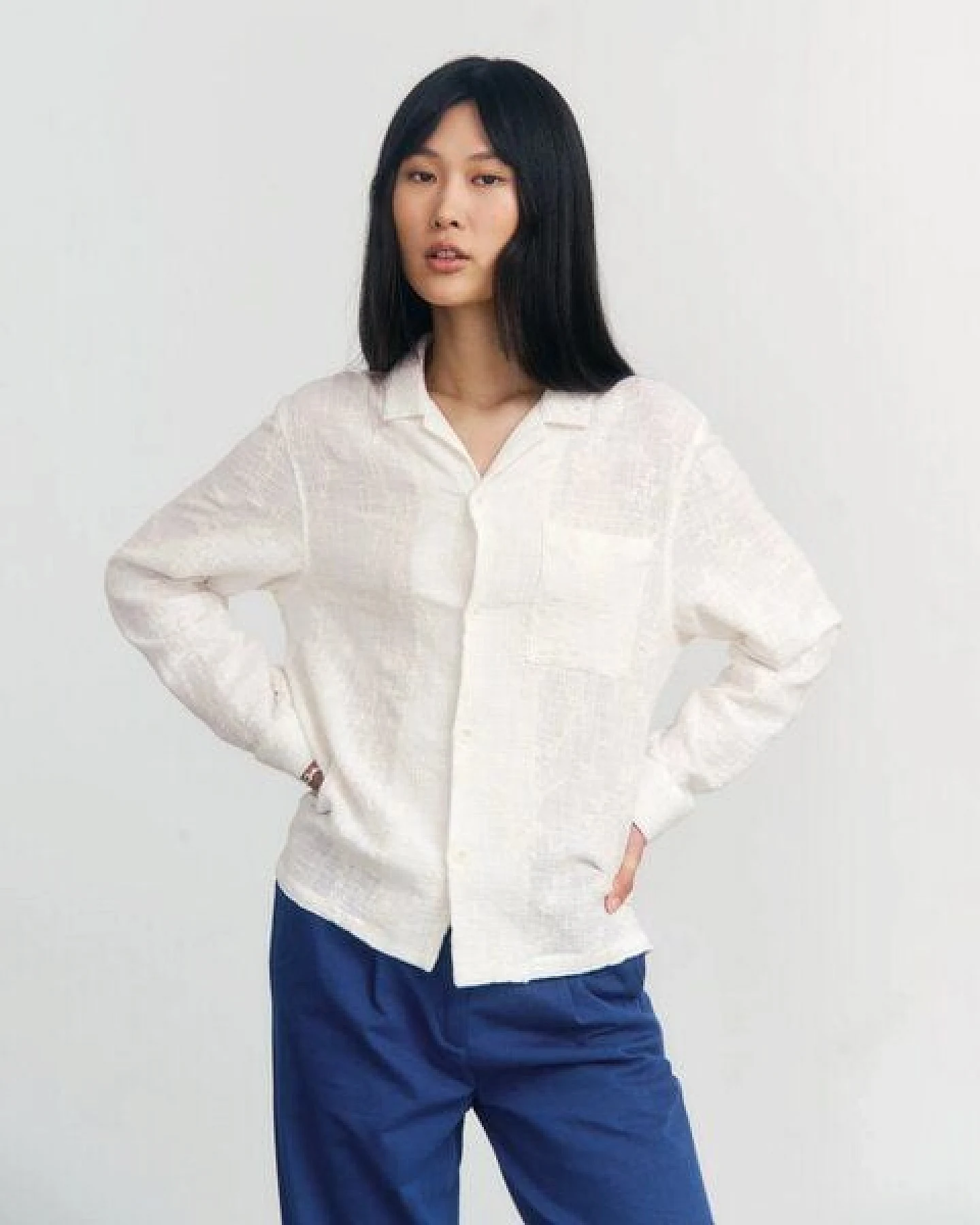 Rotholz Leisure Shirt - floral white – Ansicht 3