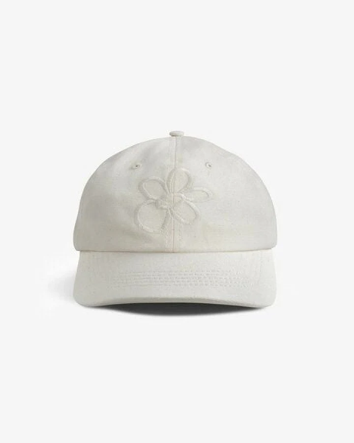 Rotholz Flower Classic Cap - natural white