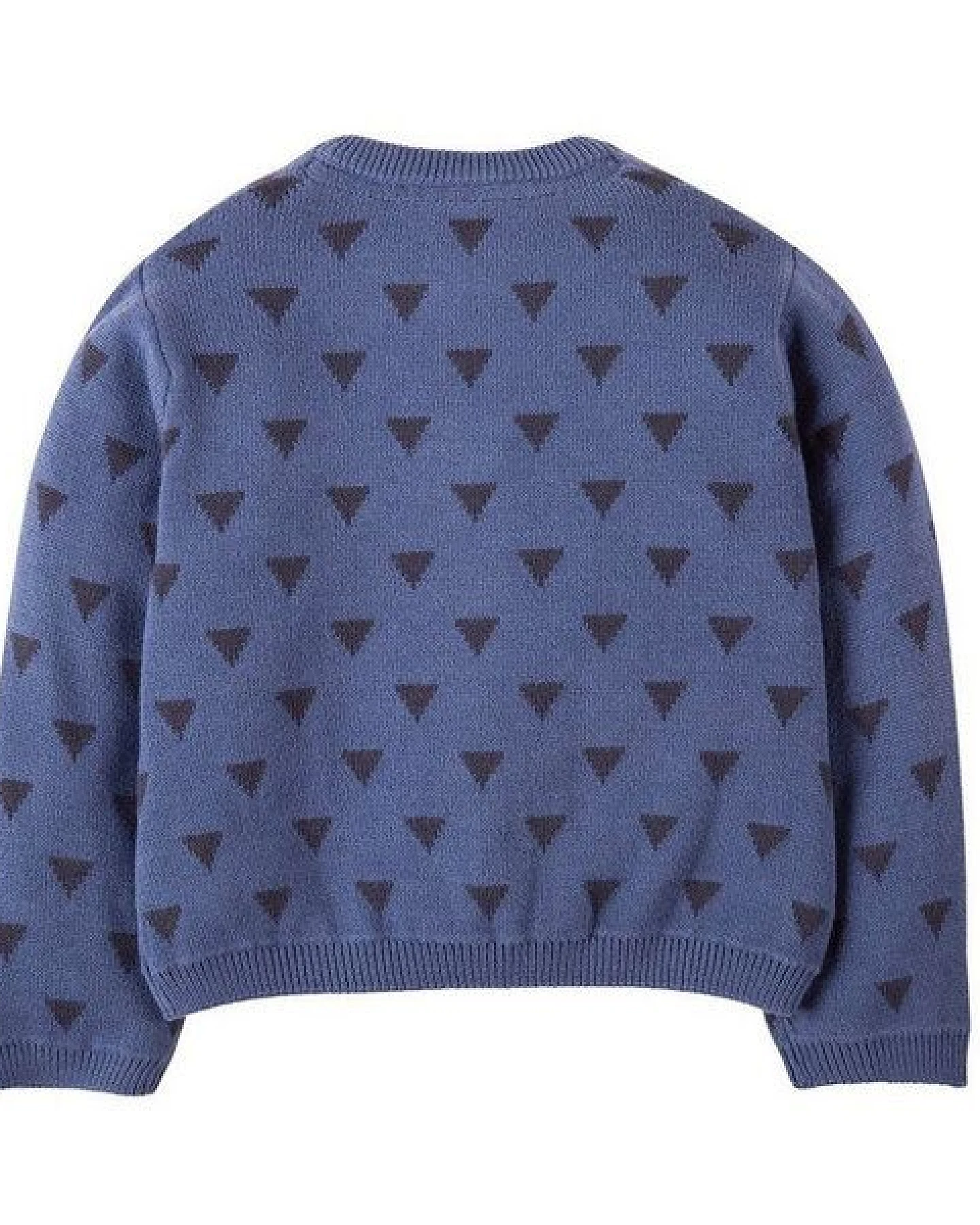 Frugi Strickjacke Tiger blau - Little Betsy Lake Blue Tiger – Ansicht 3