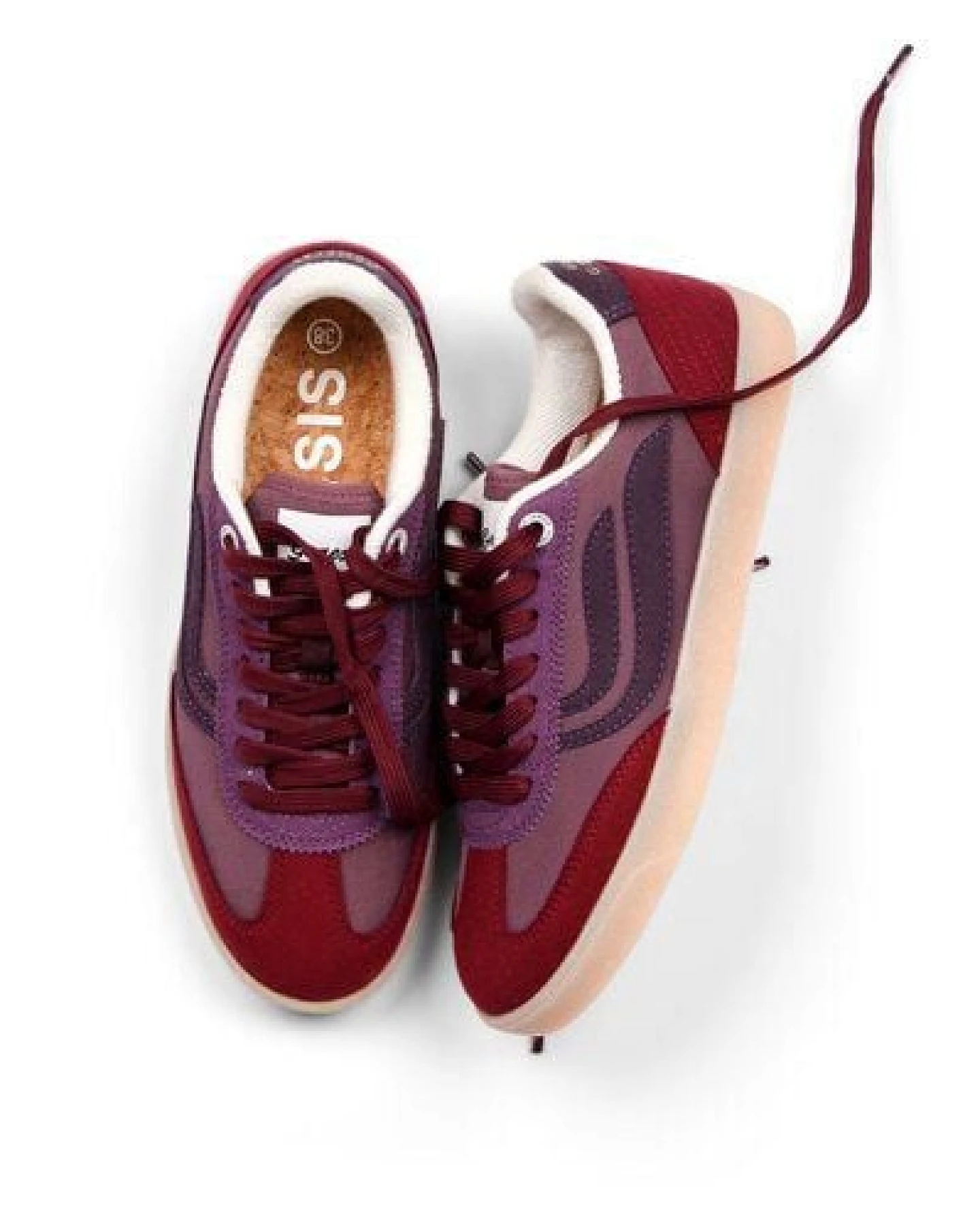 Genesis Footwear Sneaker - G-Volley Mesh Wineish – Ansicht 4