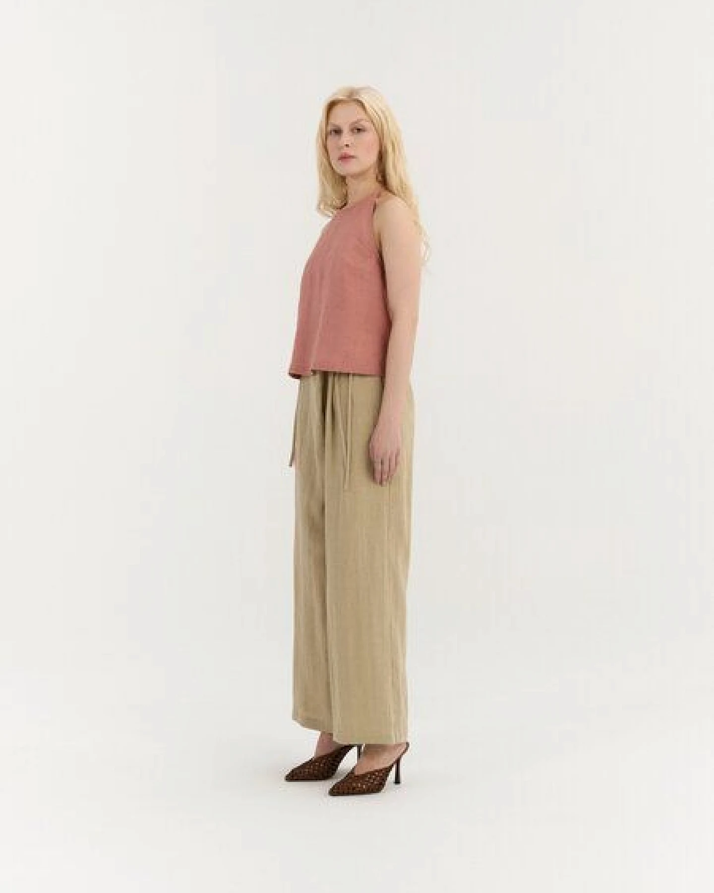 AmourLinen Neckholder-Top aus Leinen CAMILA – Ansicht 3