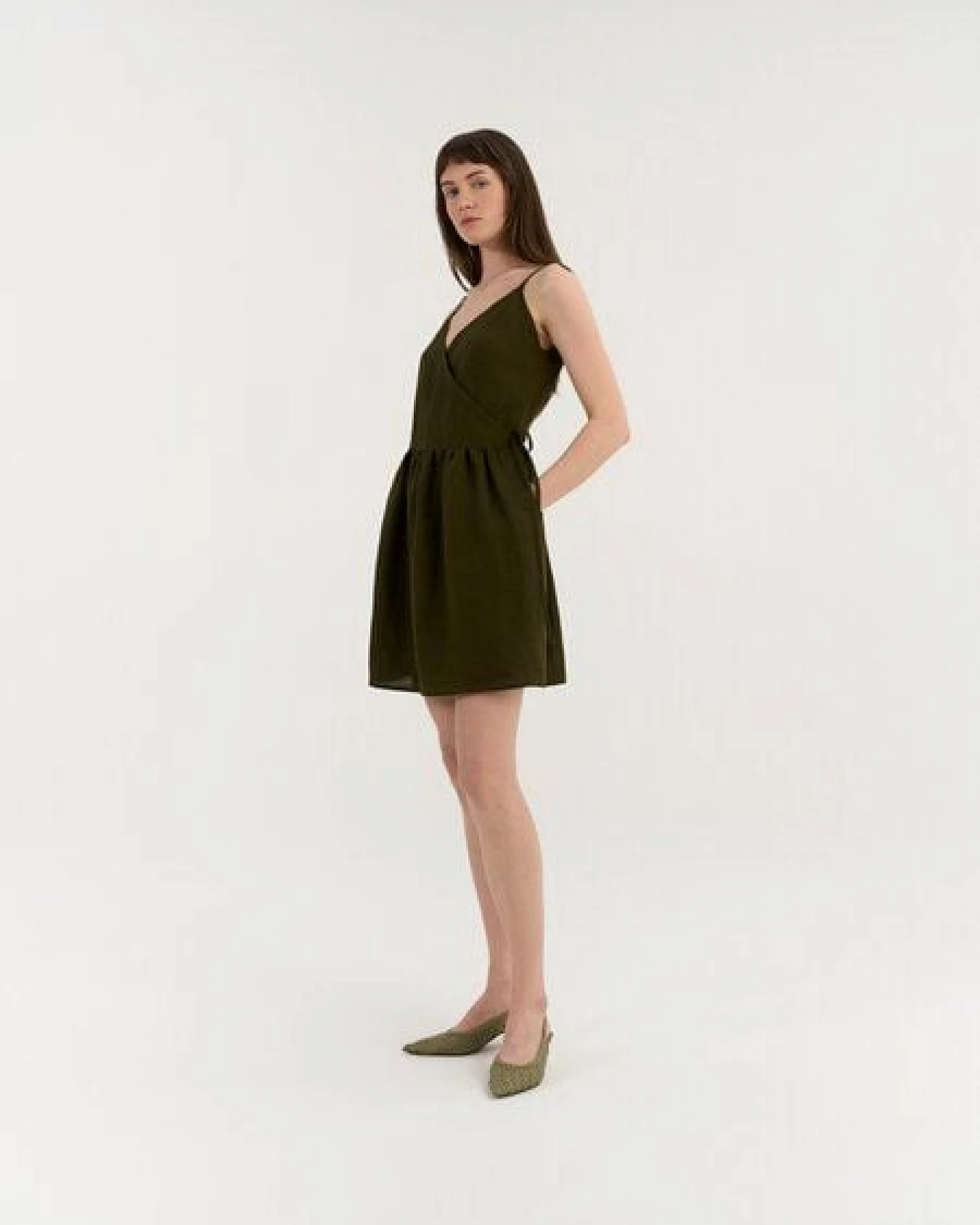 AmourLinen Wickelkleid aus Leinen LUNA – Ansicht 4