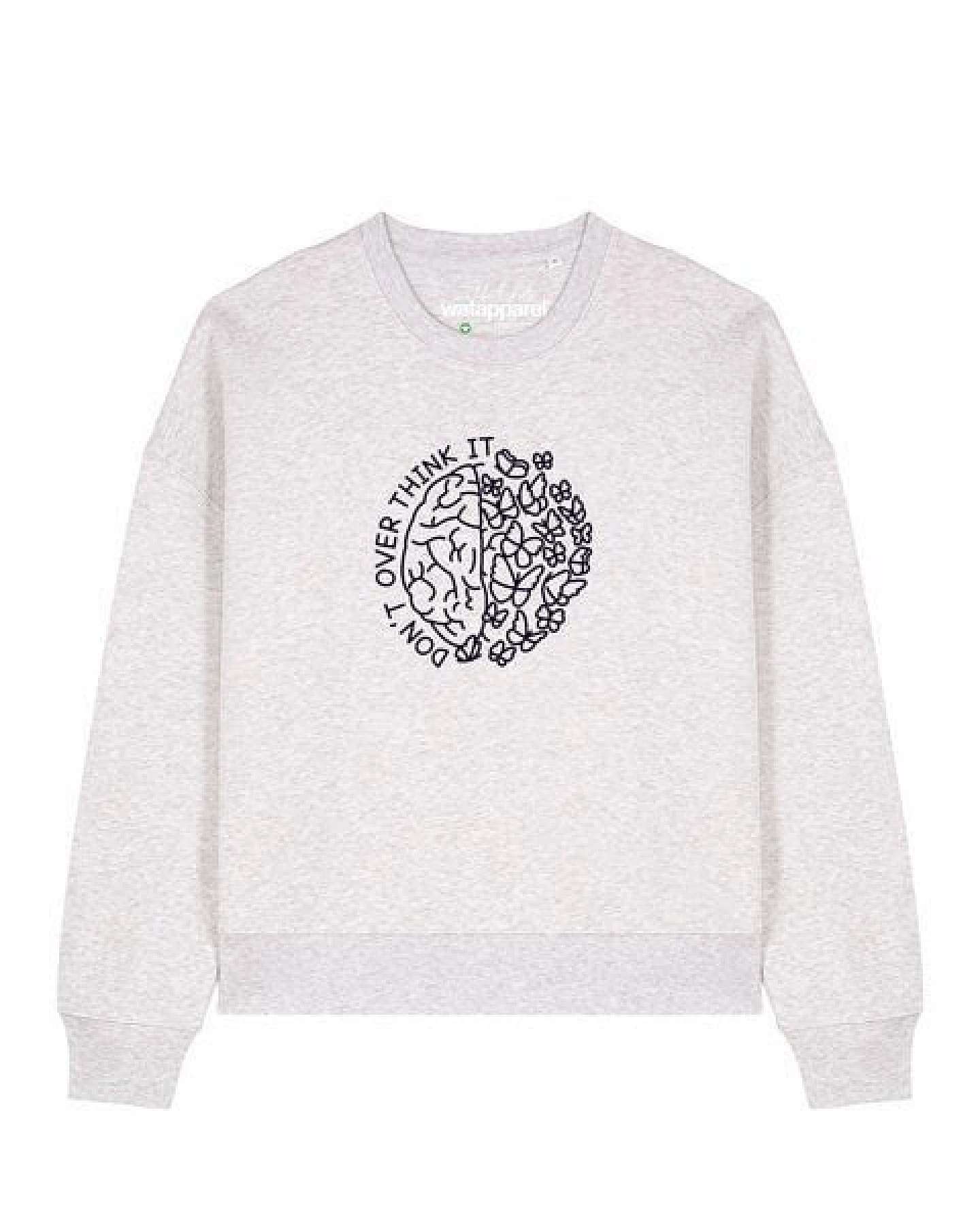 watapparel Sweatshirt Frauen Don't overthink it – Ansicht 2