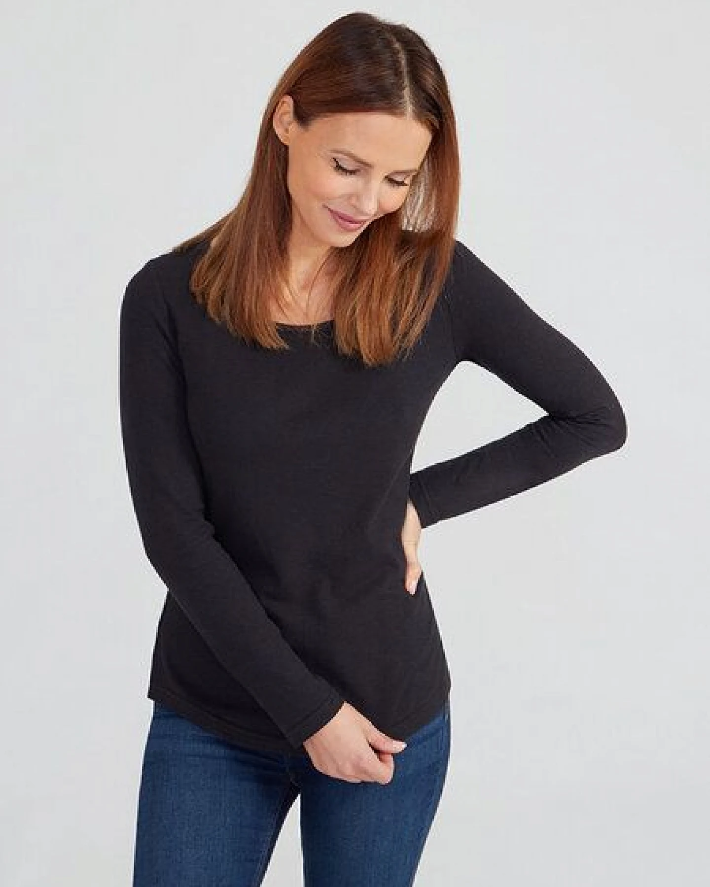 The Hemp Line Langarm-Shirt aus Hanf und Bio-Baumwolle (22117) – Ansicht 2
