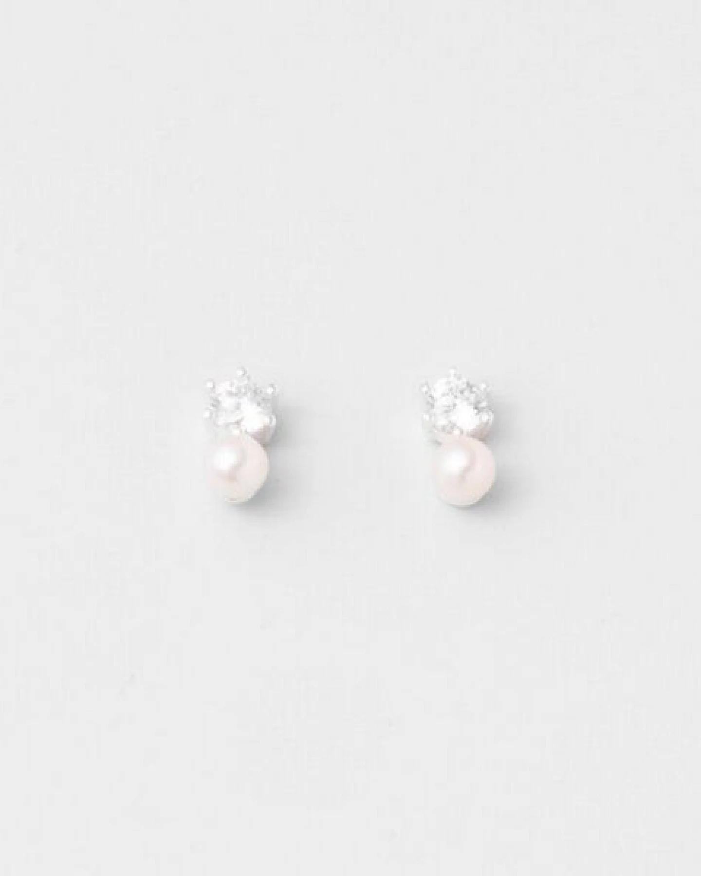 fejn jewelry Ohrstecker 'sparkle & pearl' mit Perle und Zirkonia – Ansicht 3