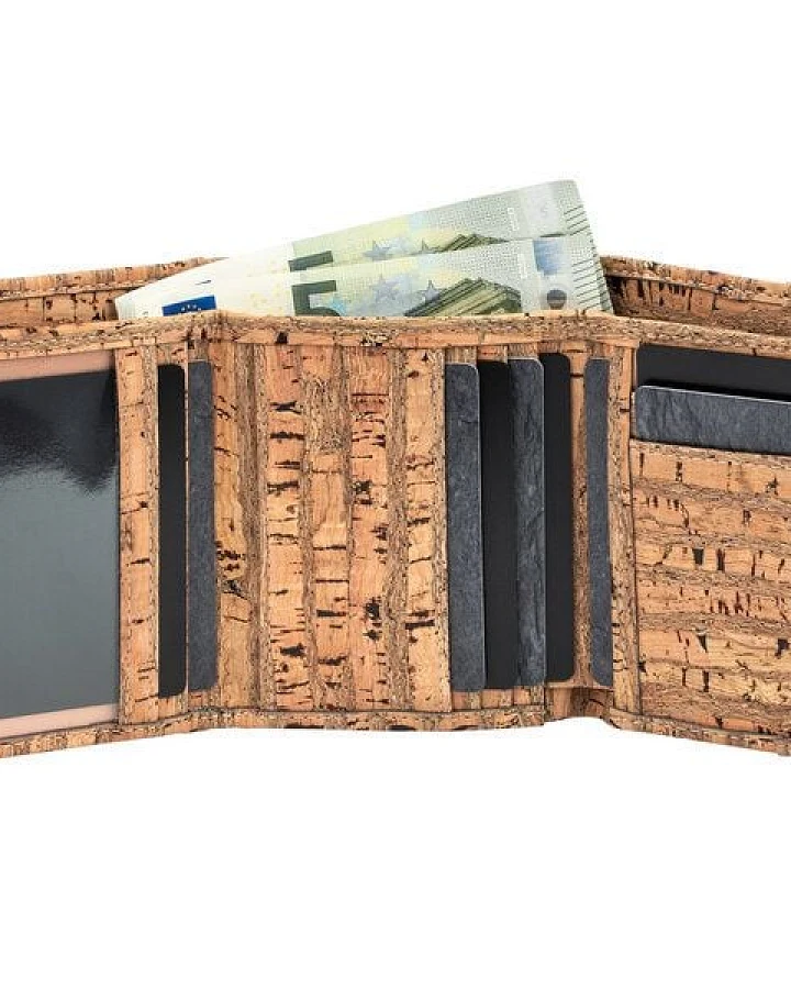 Simaru Damen-Portemonnaie REYNA vegan aus Kork Raizes Made in EU