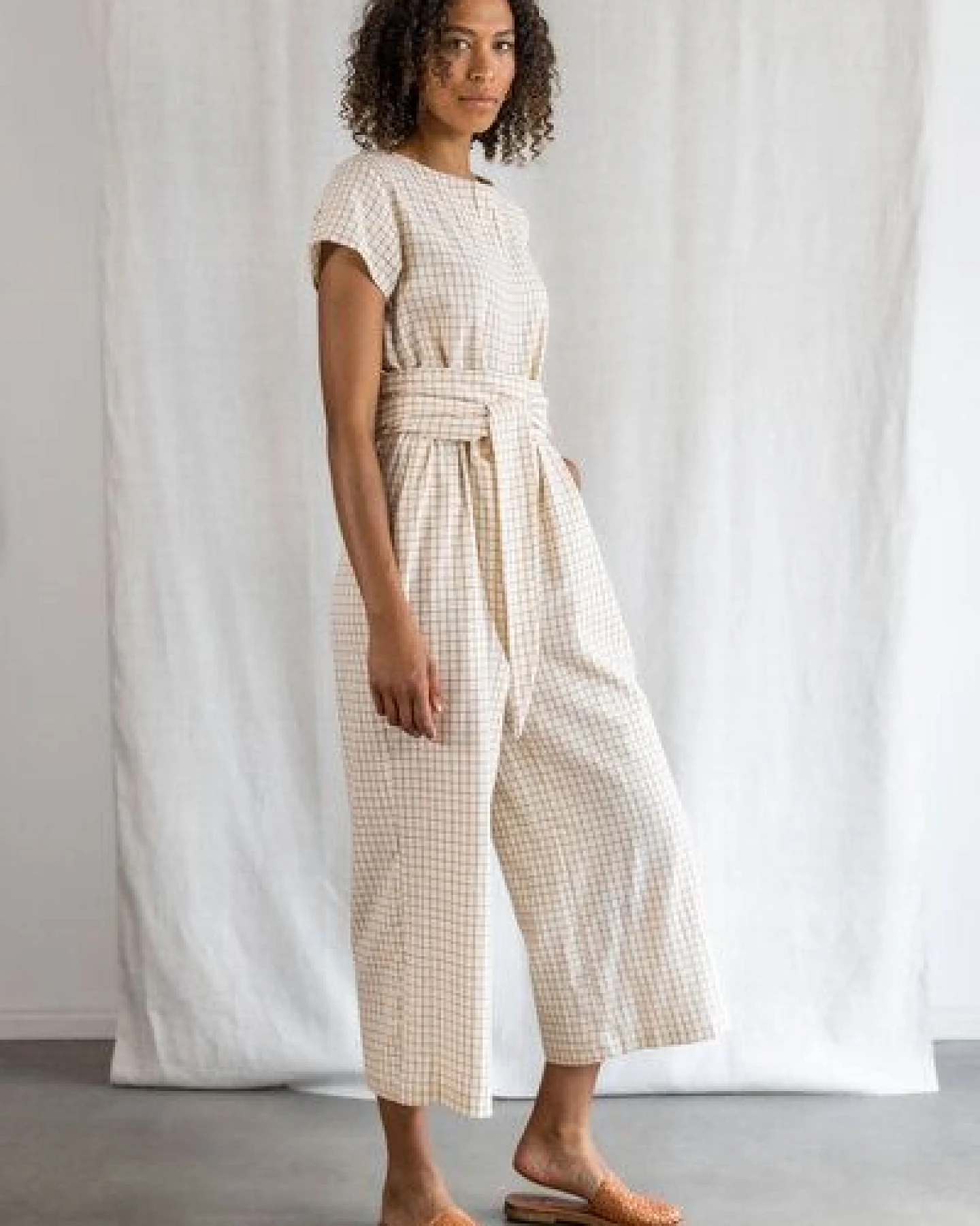 Jyoti - Fair Works Baumwoll Jumpsuit Nirav – Ansicht 3