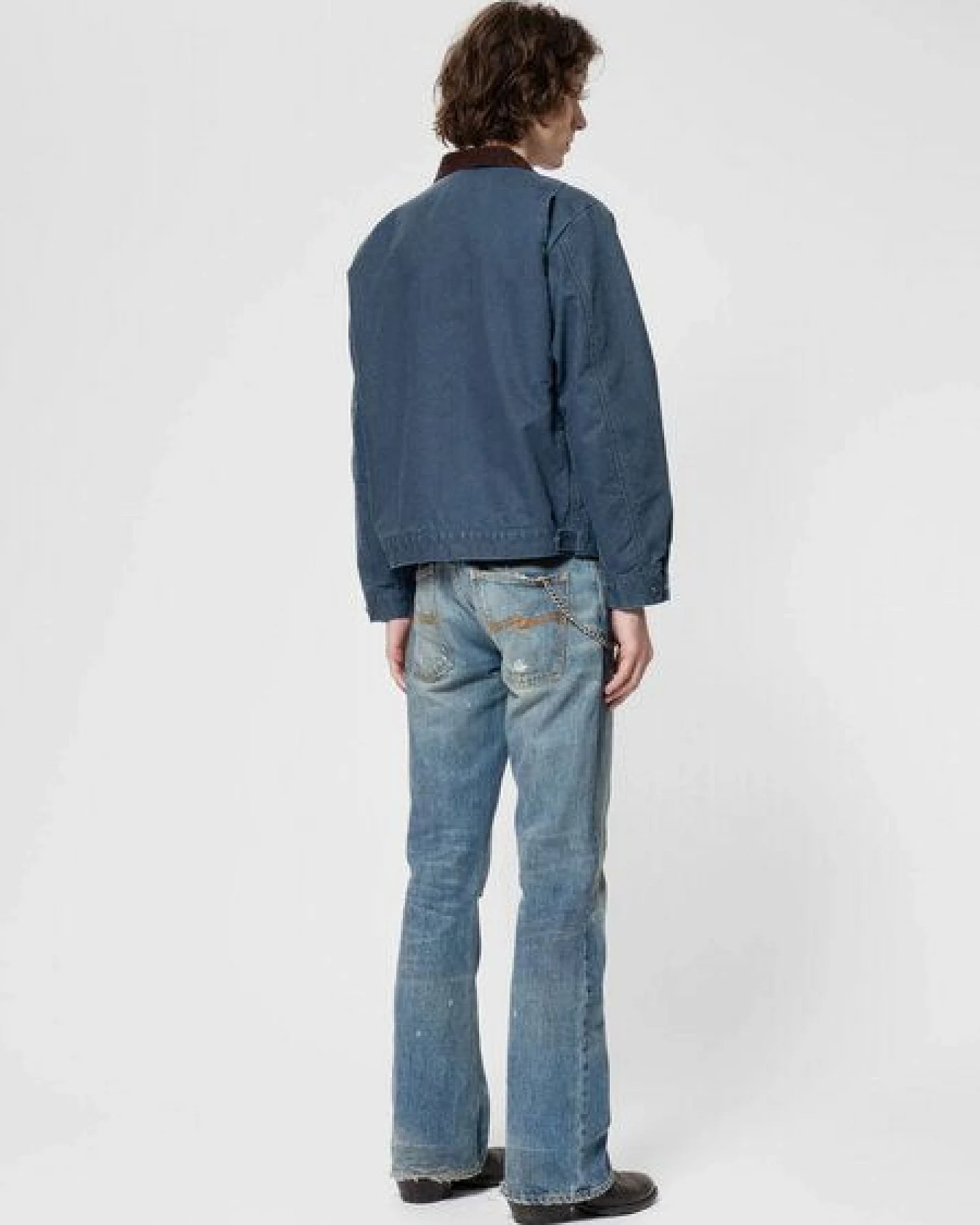 Nudie Jeans Jacke - Blake Zip Jacket - aus biologisch angebauter Baumwolle – Ansicht 4