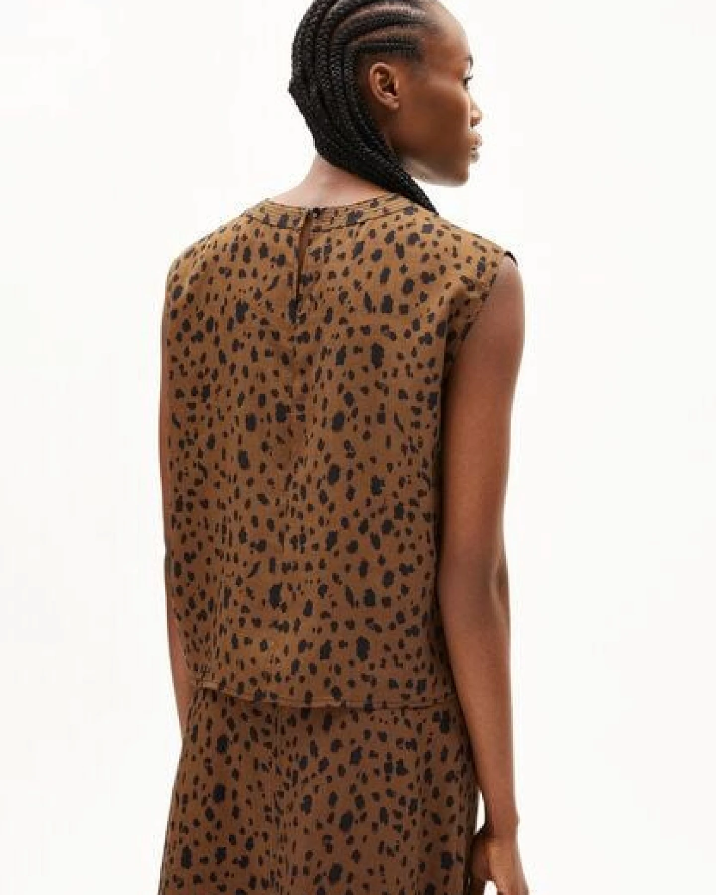 ARMEDANGELS NERAALI LEOPAA Damen Bluse aus TENCEL Lyocell – Ansicht 2