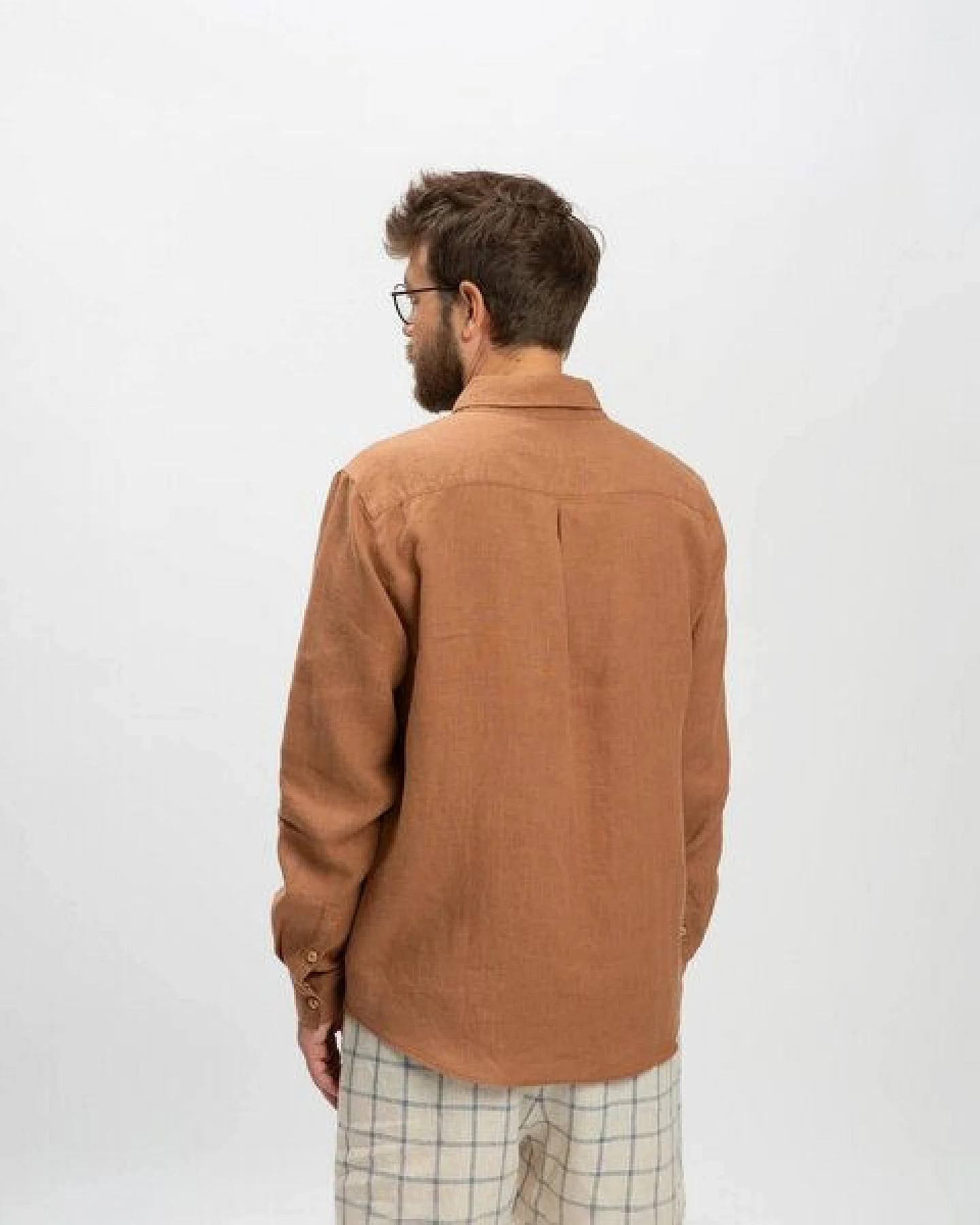 Matona Klassisches Leinenshirt für Männer / Casual Shirt – Ansicht 2