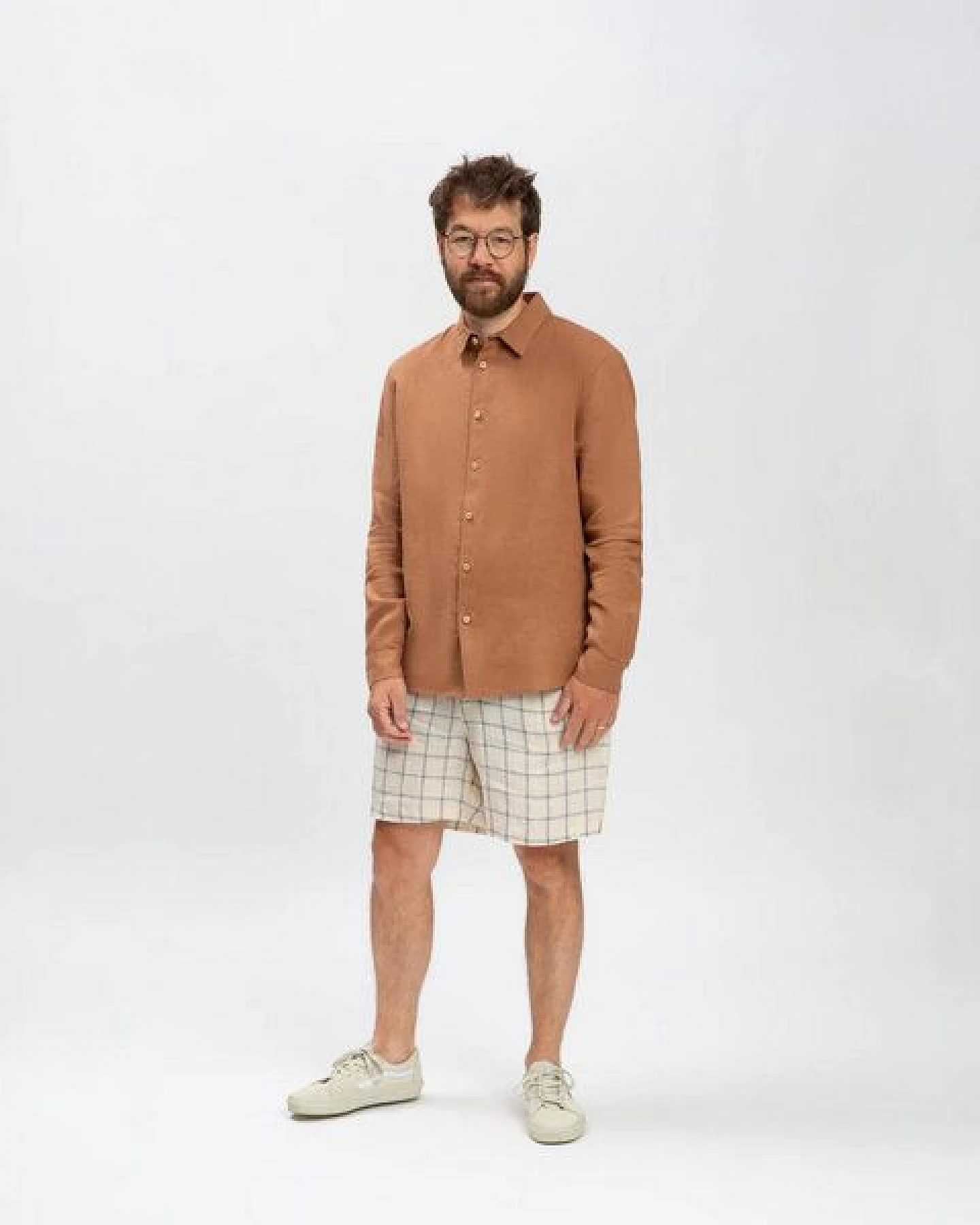 Matona Klassisches Leinenshirt für Männer / Casual Shirt – Ansicht 3