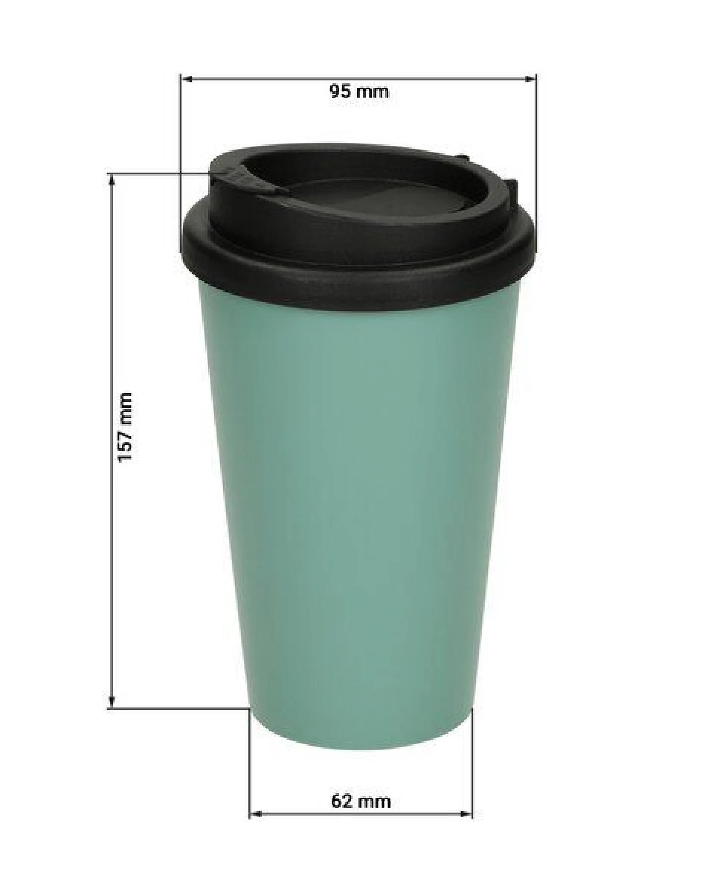 elasto Kaffeebecher to go - PremiumPlus – doppelwandig - 350ml – Ansicht 3
