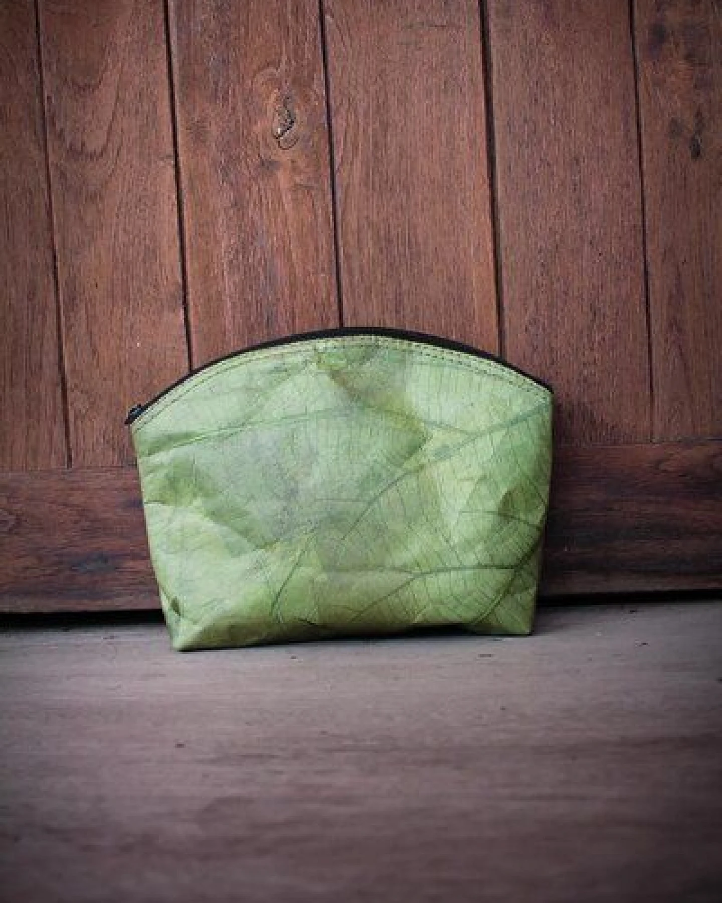 BY COPALA Kosmetiktasche aus Blattleder – Ansicht 2