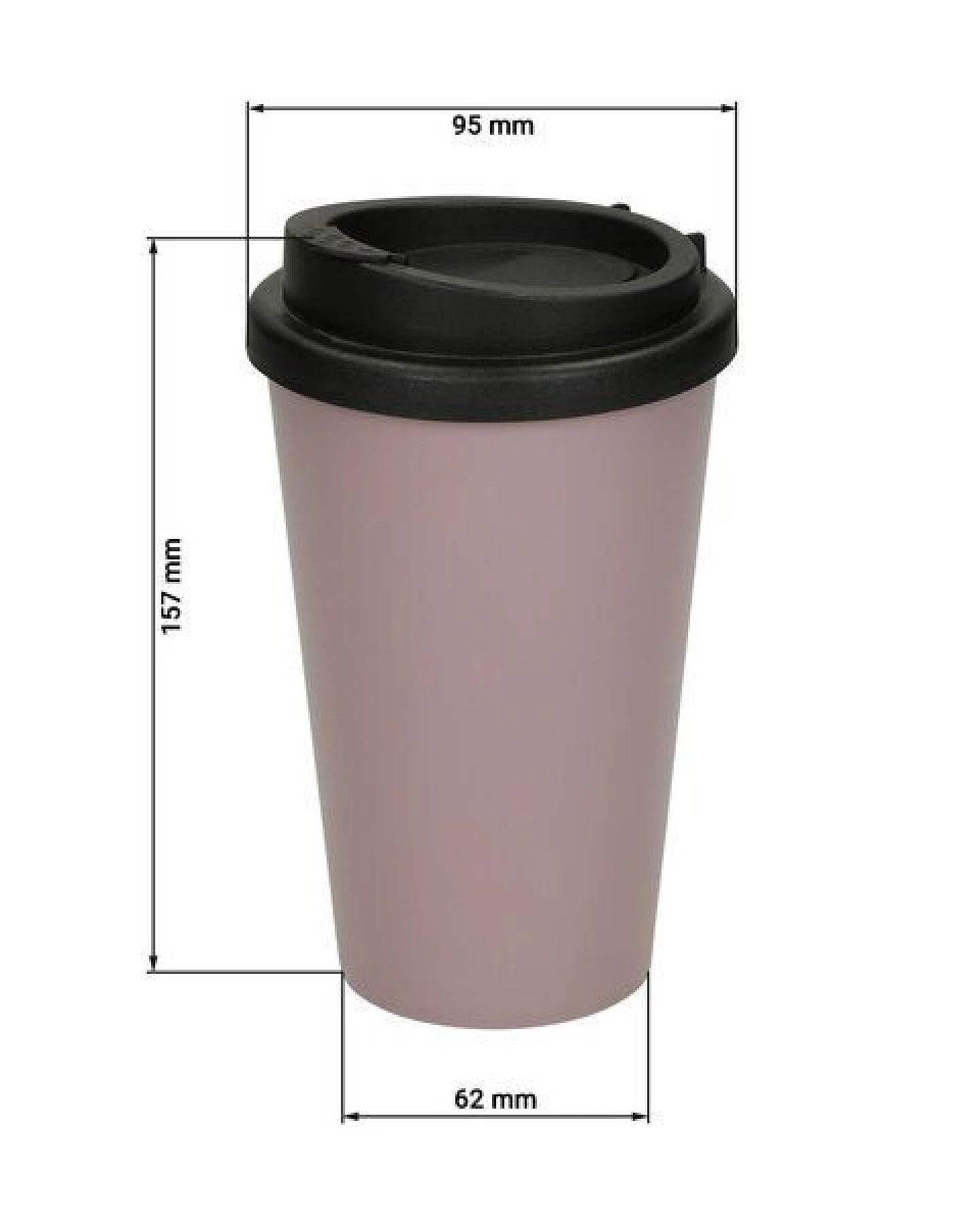 elasto Kaffeebecher to go - PremiumPlus – doppelwandig - 350ml – Ansicht 3
