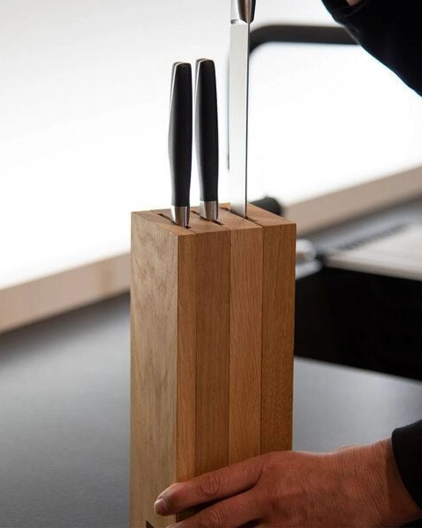 4betterdays Messerblock aus Eiche – Ansicht 4