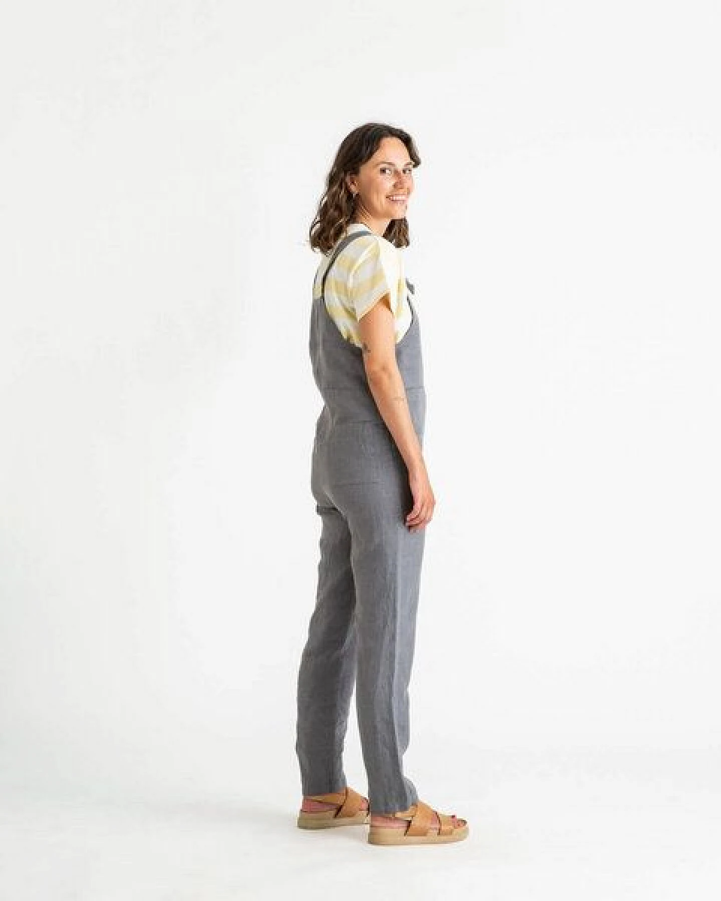 Matona Latzhose für Frauen aus Leinen / Linen Overall – Ansicht 2
