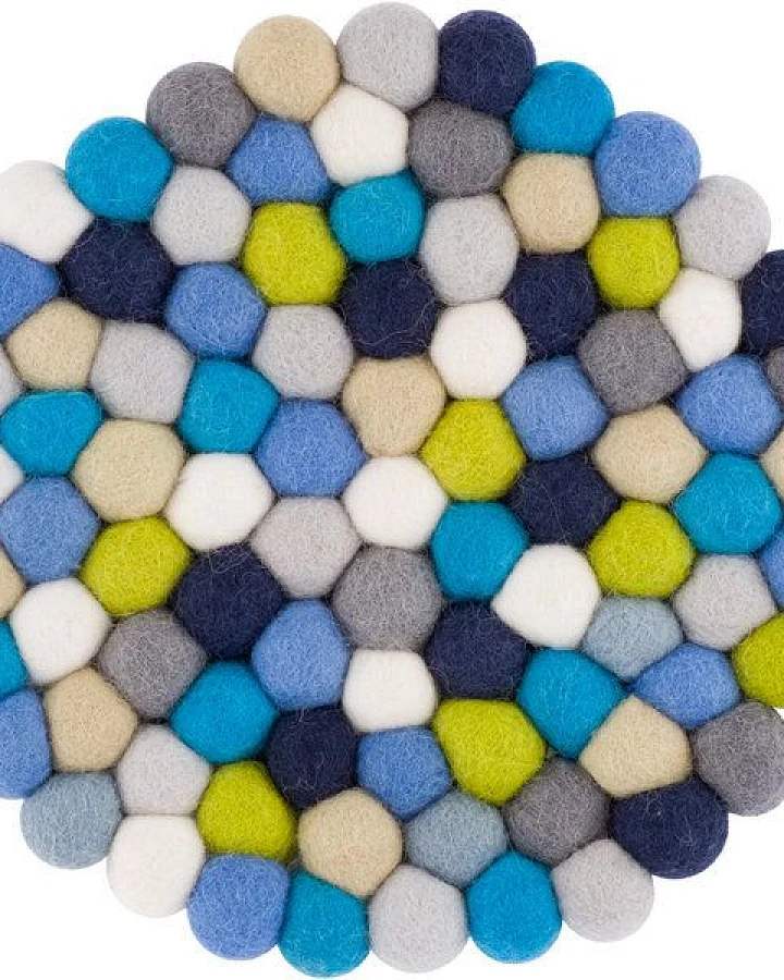Multifarben blau / grün/ weiß (Fritz)