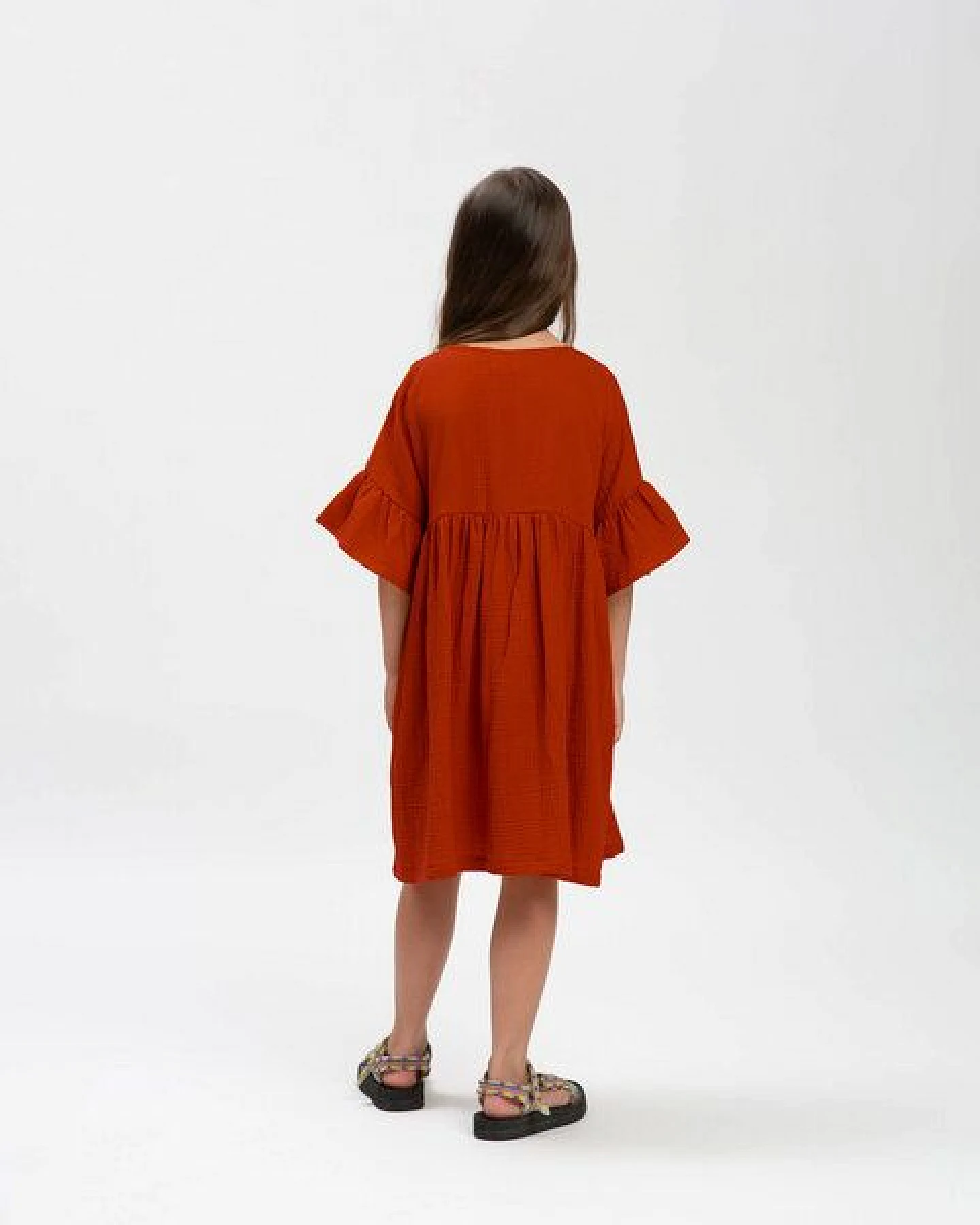 Matona Rüschenkleid aus Musselin für Kinder / Volant Dress – Ansicht 2