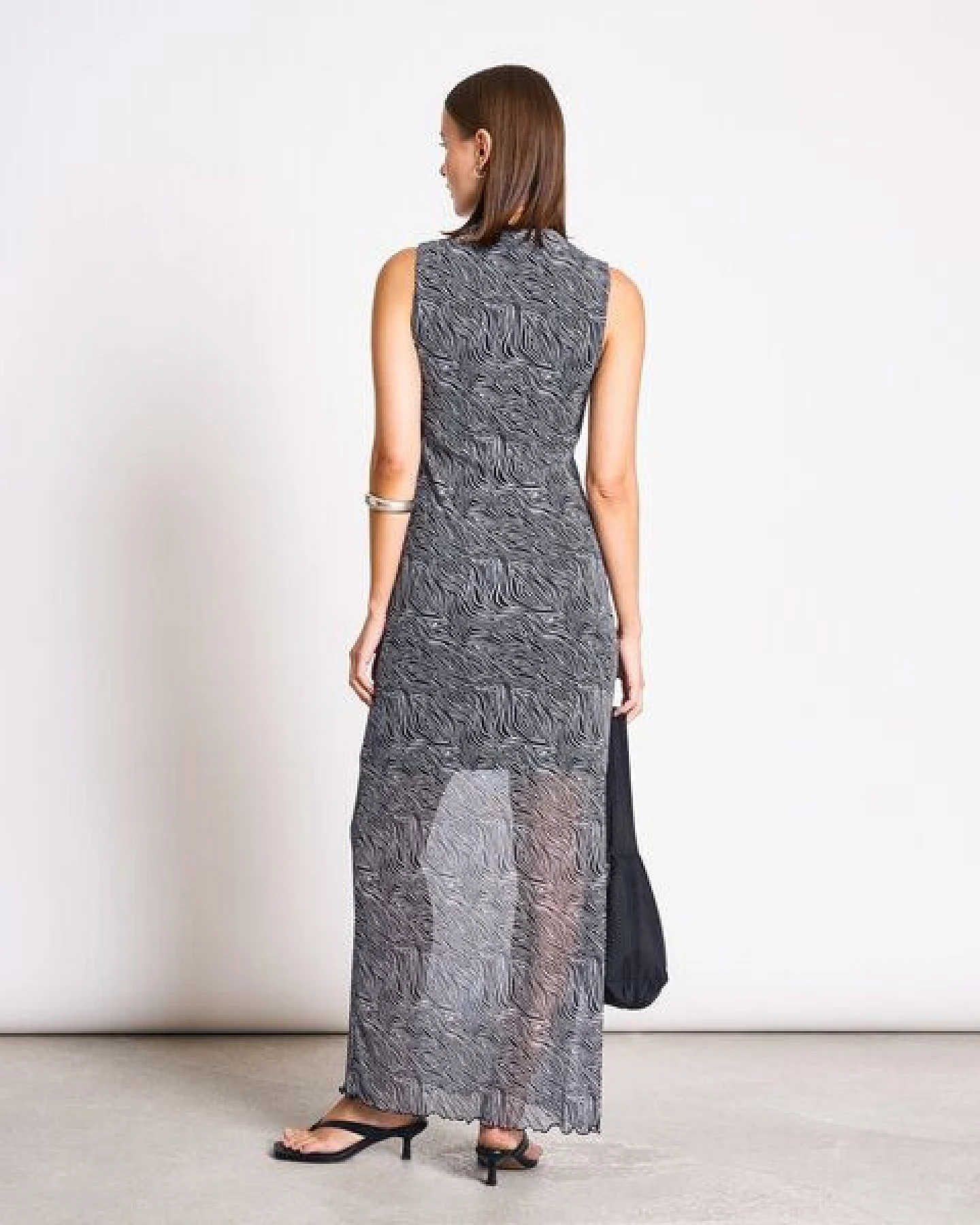 JAN N JUNE Mesh Maxi-Kleid CULEX – Ansicht 3
