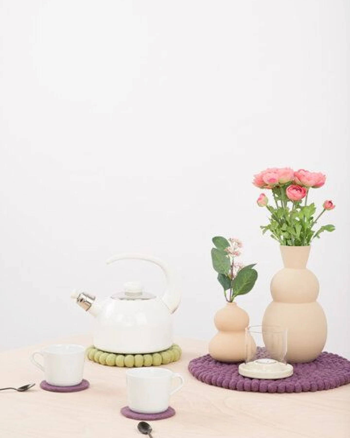 myfelt Filzkugel Topfuntersetzer (⌀ 20 cm) – Ansicht 3