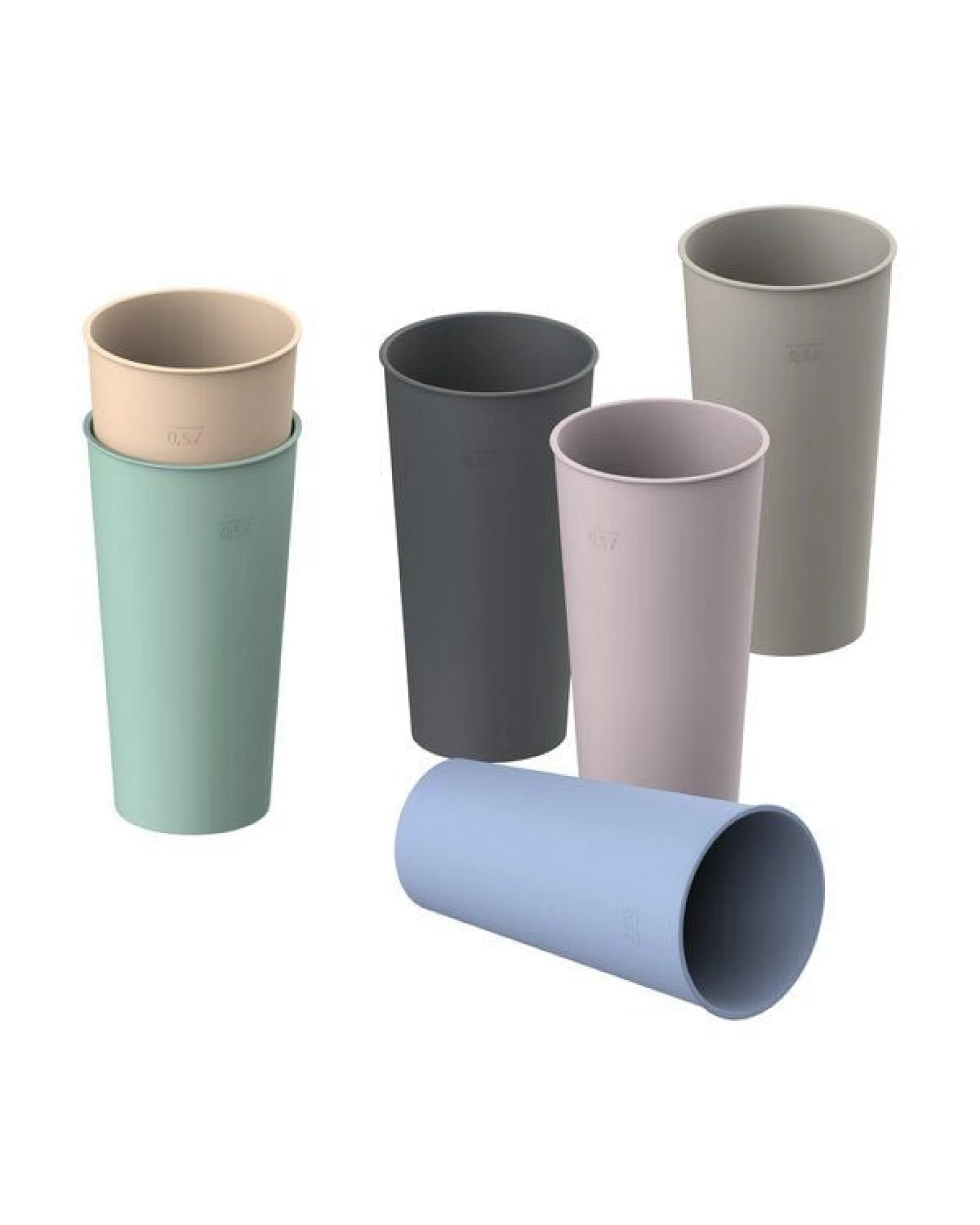 elasto Bio-Trinkbecher 0,5 l - stapelbarer Mehrwegbecher – Ansicht 4