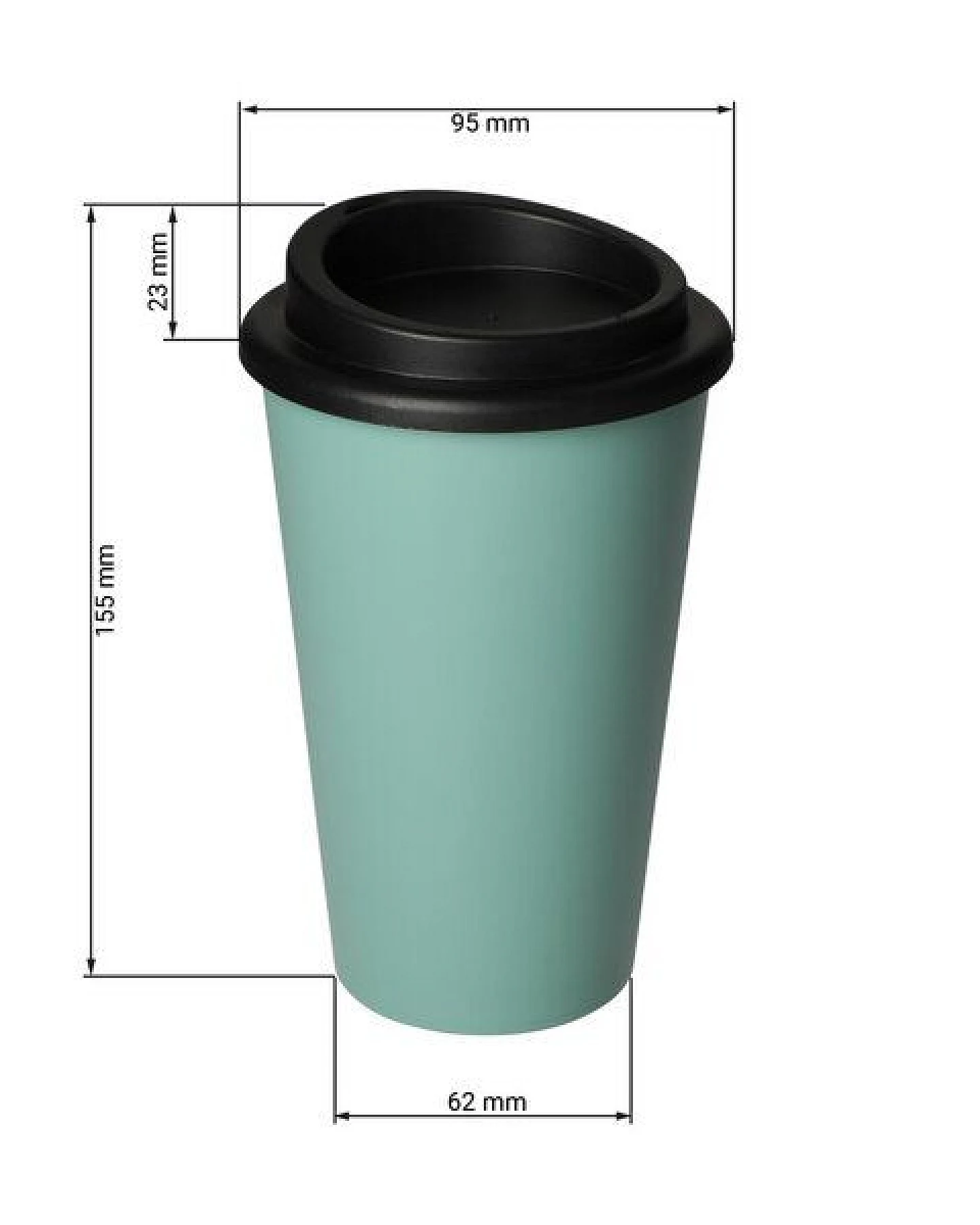 elasto To-Go-Kaffeebecher 350 ml – Doppelwandig – Ansicht 3