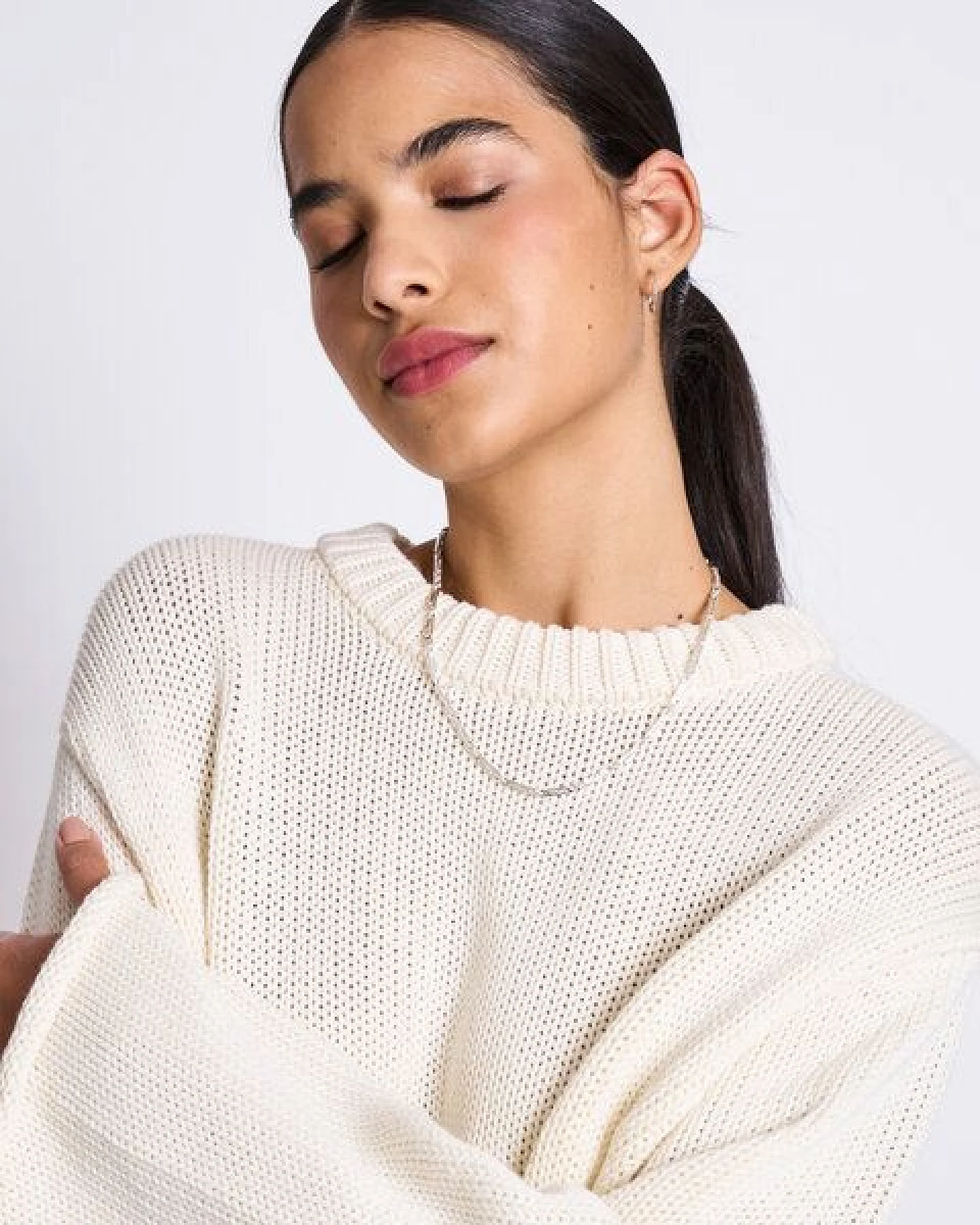 JAN N JUNE Strickpullover SONA aus Bio-Baumwolle GOTS – Ansicht 2