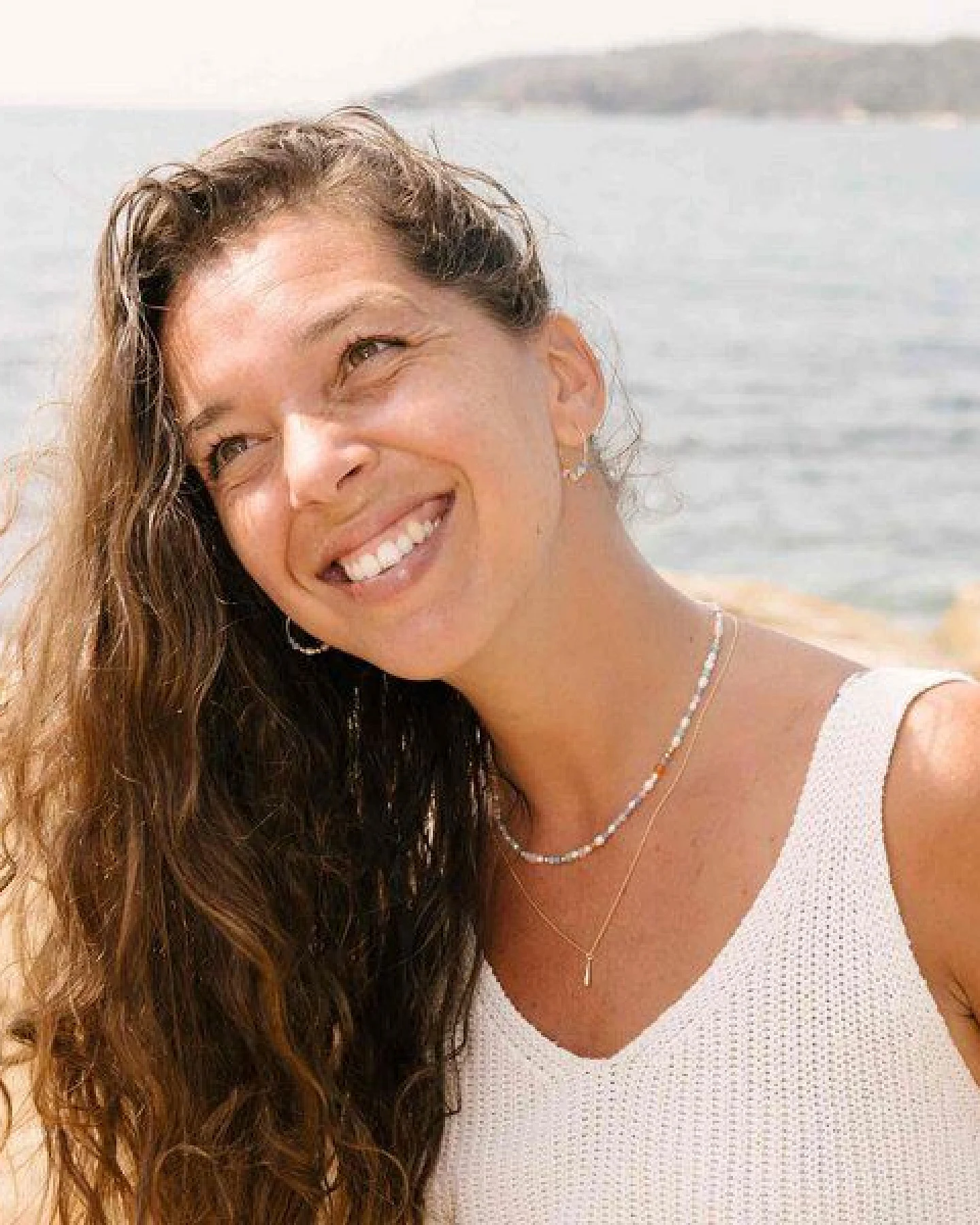 fejn jewelry Kette 'summer pearl' mit Süsswasserperlen und Halbedelsteinen – Ansicht 2