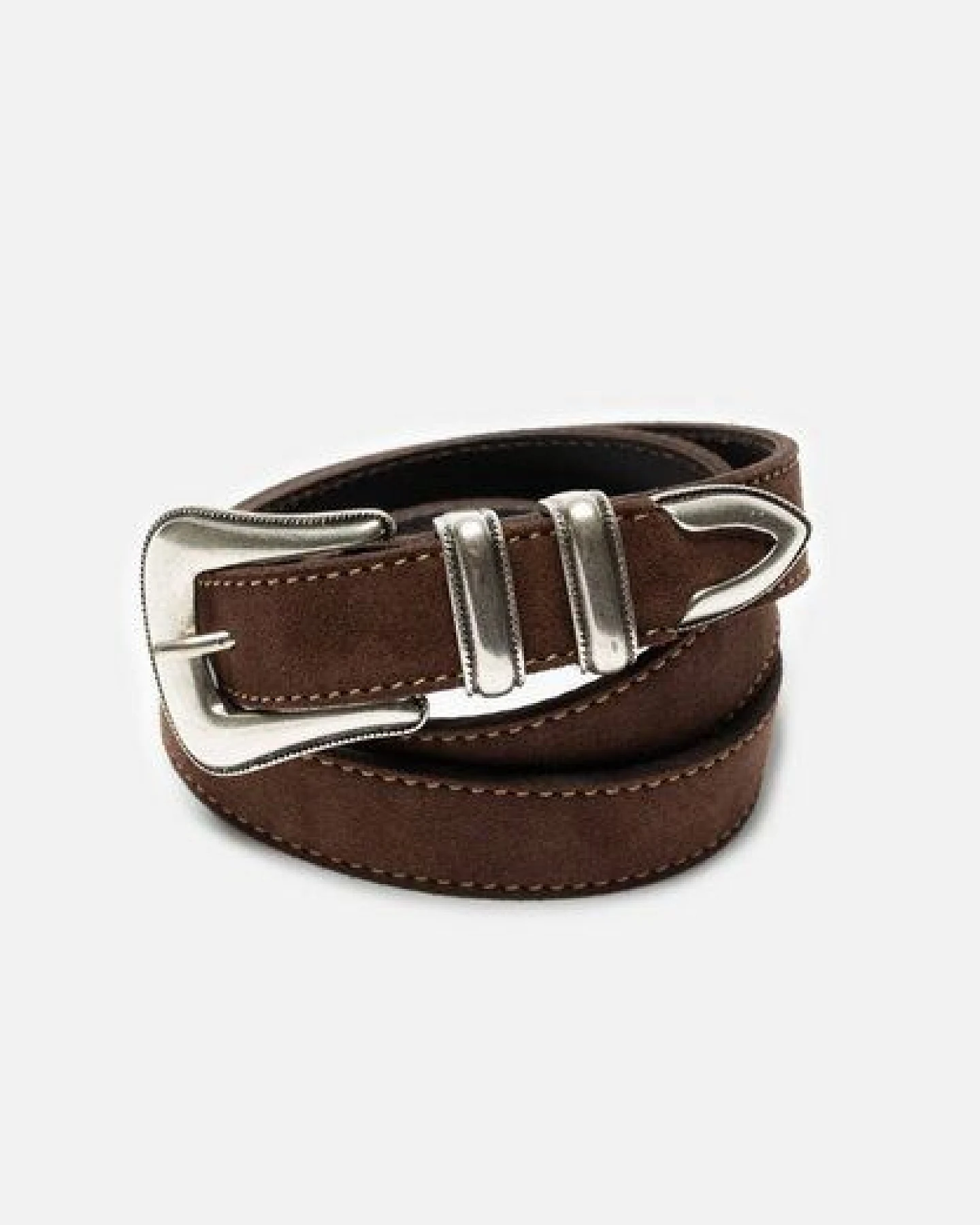 Nudie Jeans Unisex Gürtel - Western Silver Belt - aus Leder – Ansicht 2