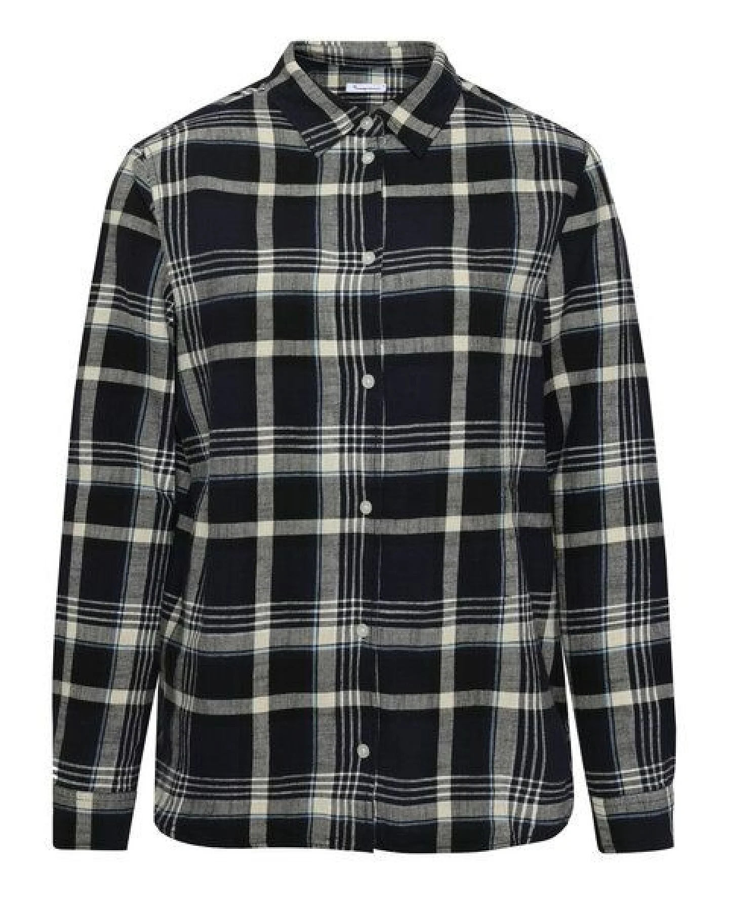 KnowledgeCotton Apparel Karohemd Flannel aus Bio-Baumwolle – Ansicht 2