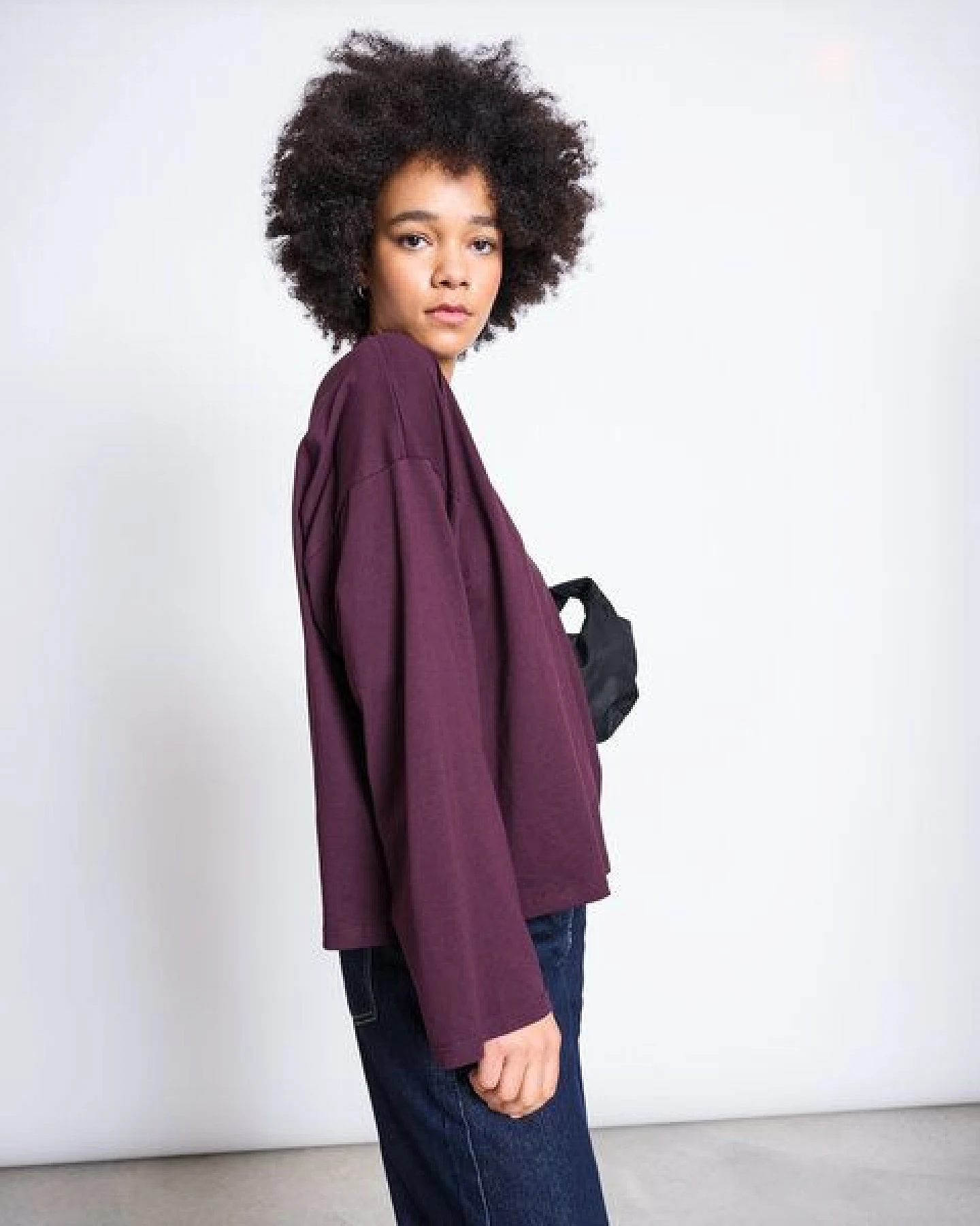 JAN N JUNE Boxy Langarmshirt ANKIRA – Ansicht 2