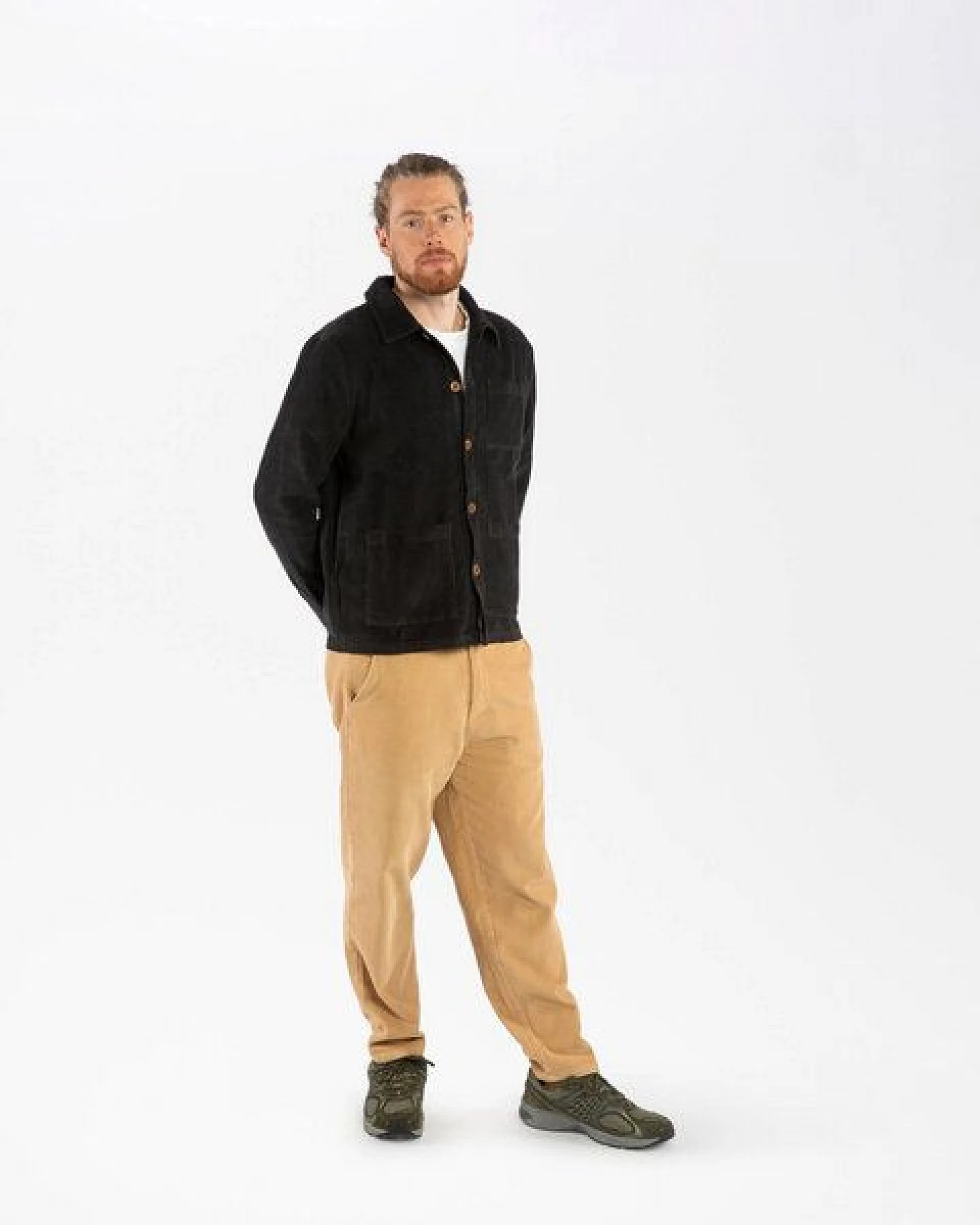 Matona Kord-Hemdjacke für Männer aus Bio-Baumwolle / Corduroy Workwear Jacket – Ansicht 3