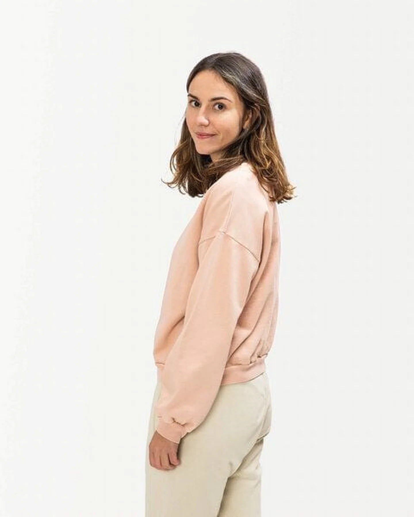 Matona Zeitloses Sweatshirt für Frauen aus Bio-Baumwolle / Light Sweatshirt – Ansicht 3