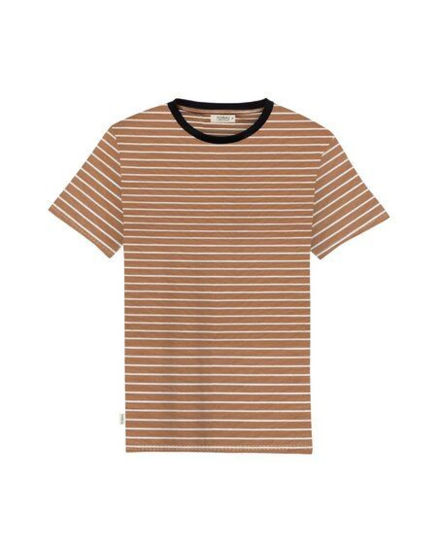 FUXBAU Gestreiftes Männer T-Shirt - karamell – Ansicht 2