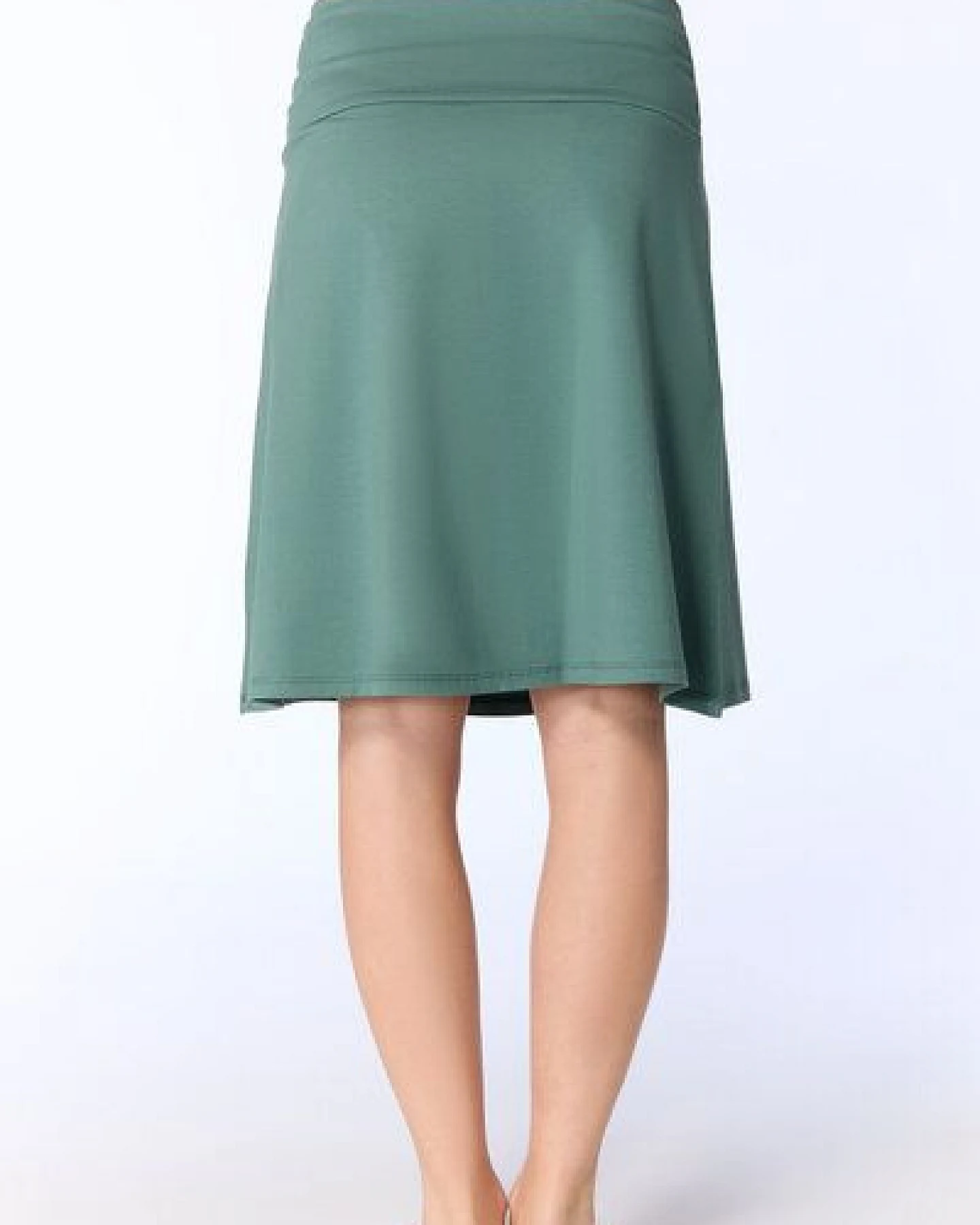 Leela Cotton Damen Röcke Lang Bio-Baumwolle Rock Kleid – Ansicht 2