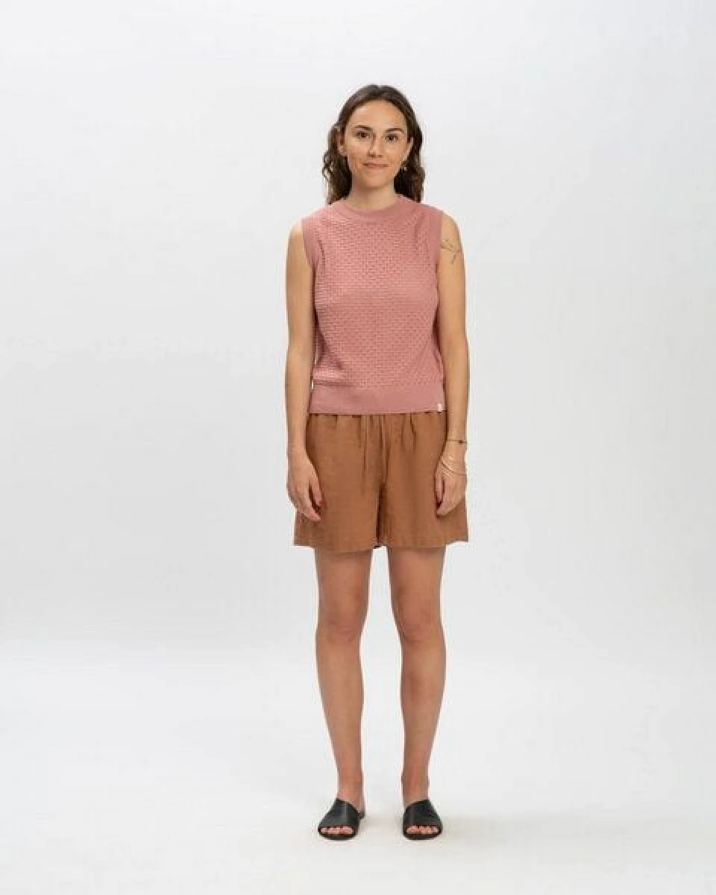 Matona Leichte Leinenshorts für Frauen / Simple Shorts – Ansicht 3