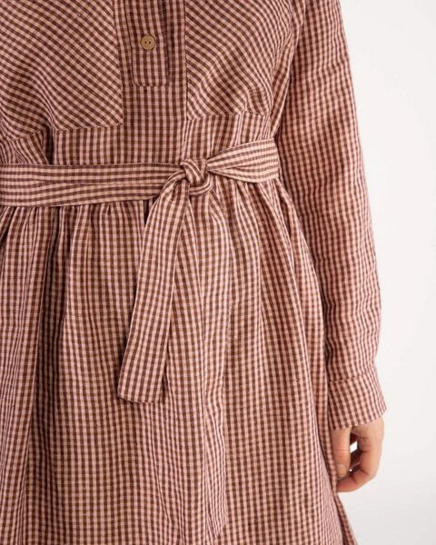 Matona Midikleid für Frauen aus Leinen / Belted Dress – Ansicht 4