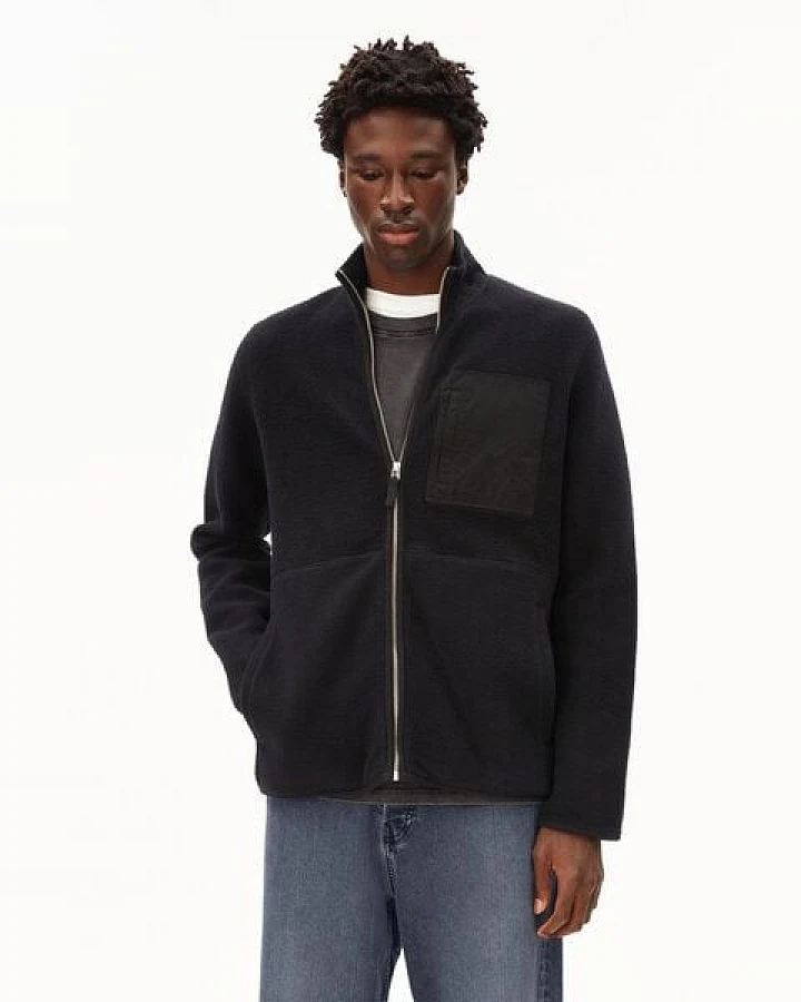 ARMEDANGELS FLAABO FLEECE JACKET Herren Fleecejacke aus Bio-Baumwolle