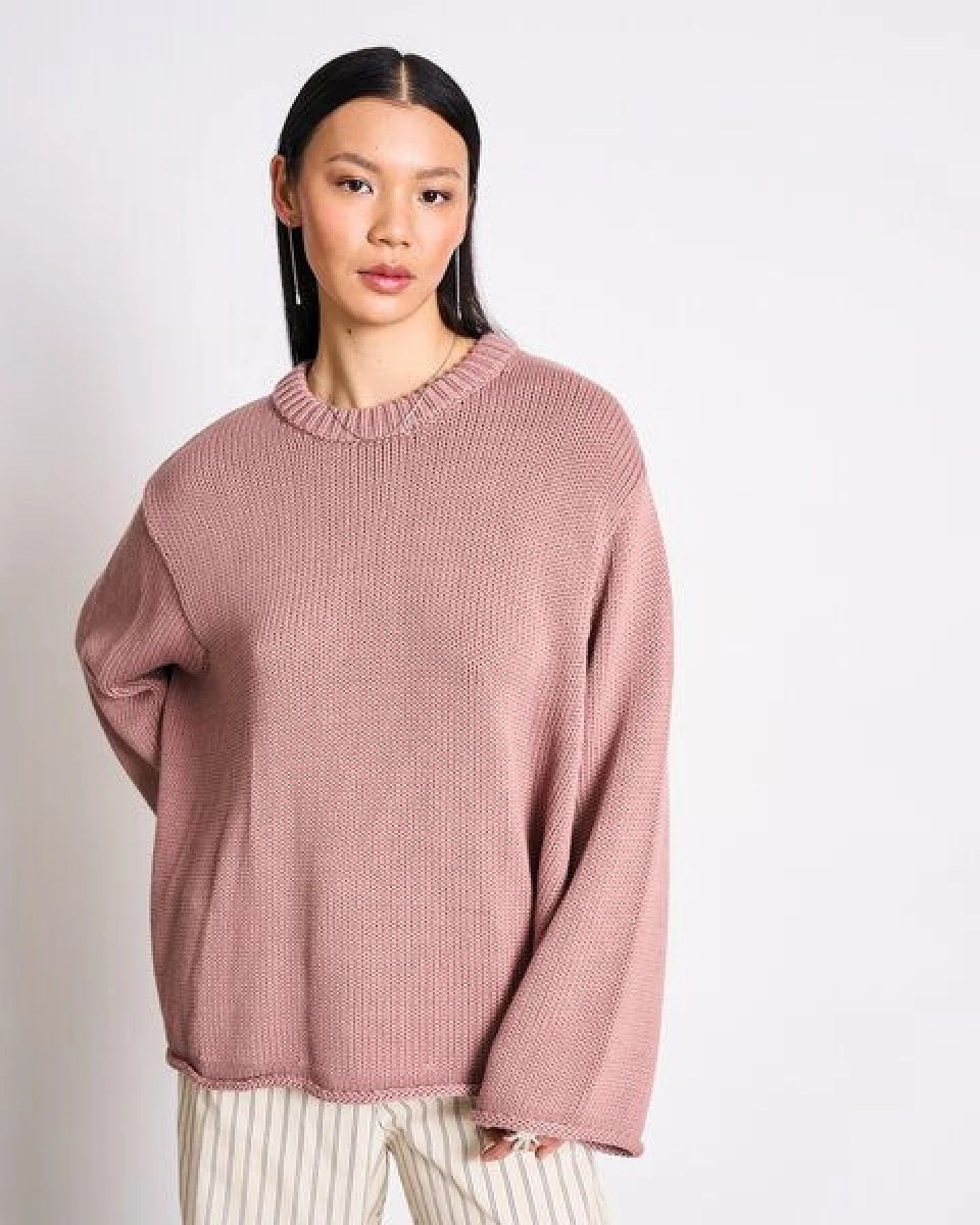 JAN N JUNE Strickpullover SONA aus Bio-Baumwolle GOTS – Ansicht 3