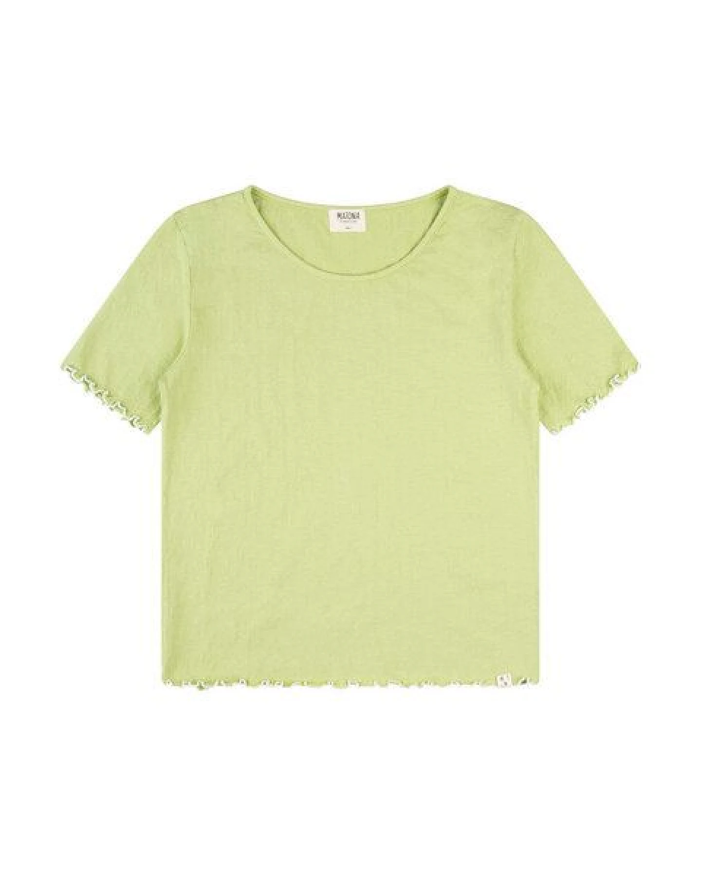 Matona Jersey T-Shirt mit Kräuselsaum für Frauen / Curly T-Shirt – Ansicht 4