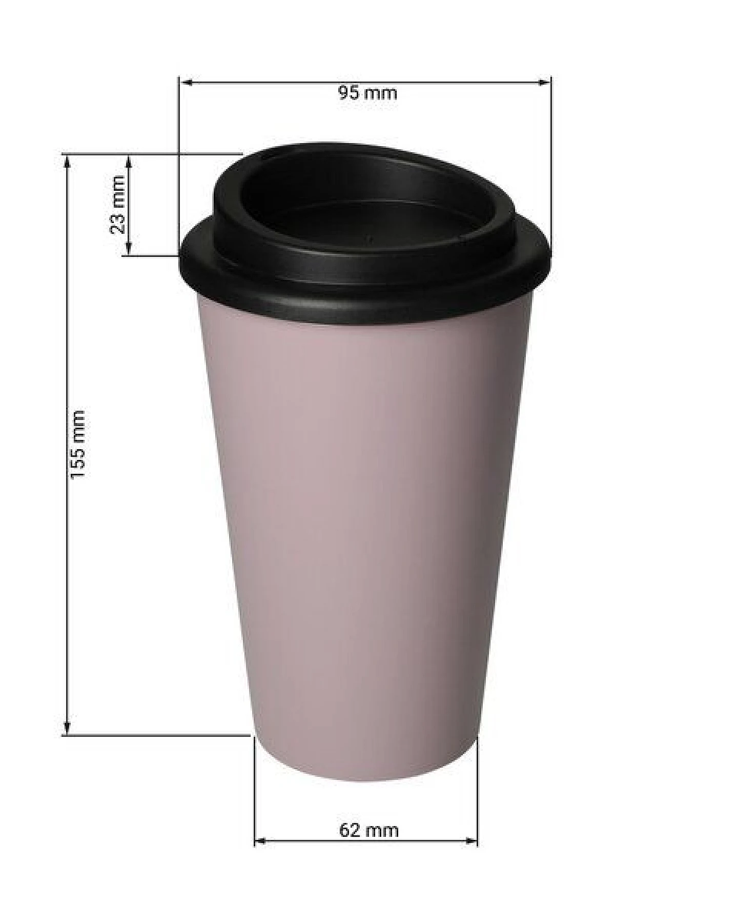 elasto To-Go-Kaffeebecher 350 ml – Doppelwandig – Ansicht 3