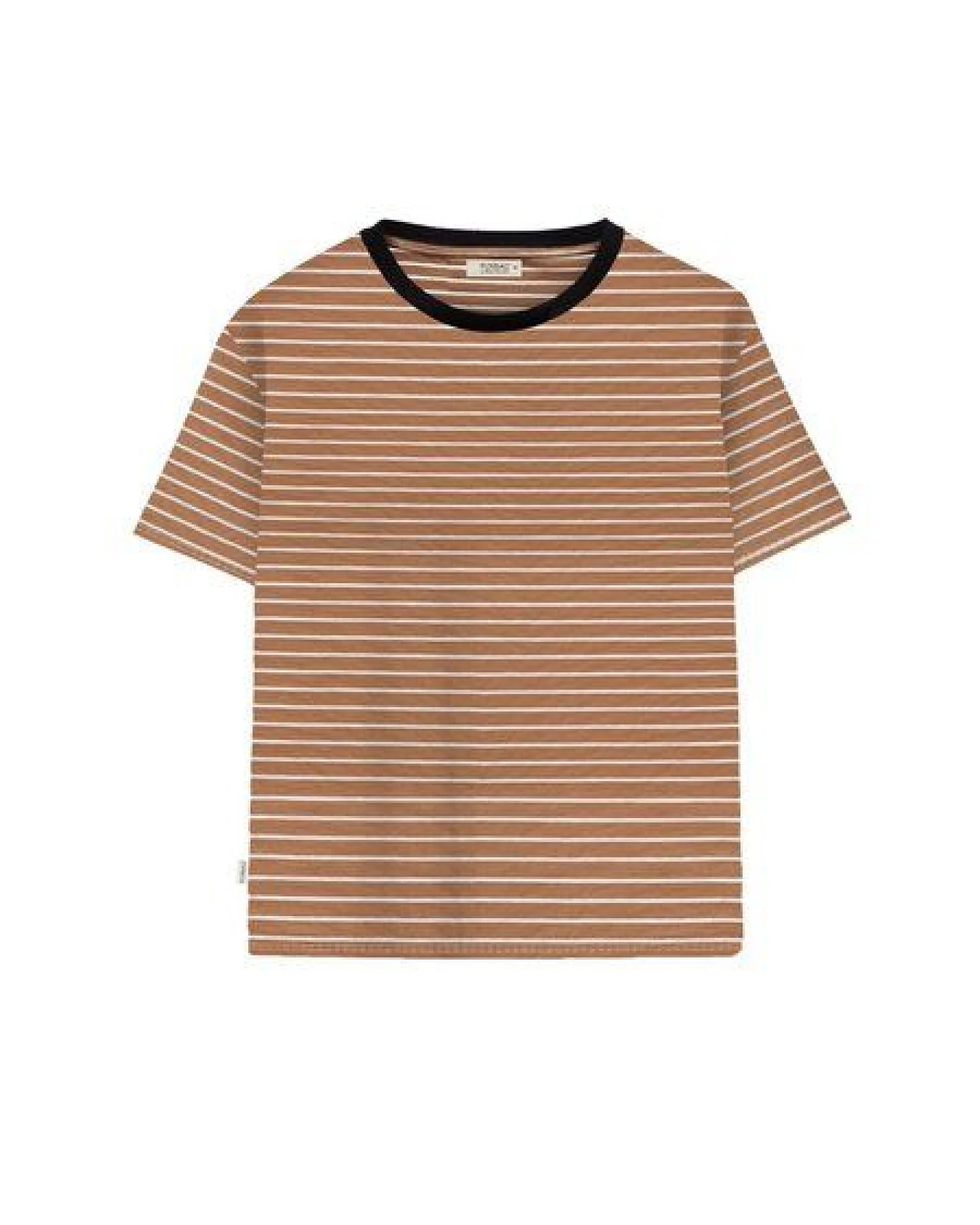 FUXBAU Gestreiftes Frauen T-Shirt - karamell – Ansicht 2