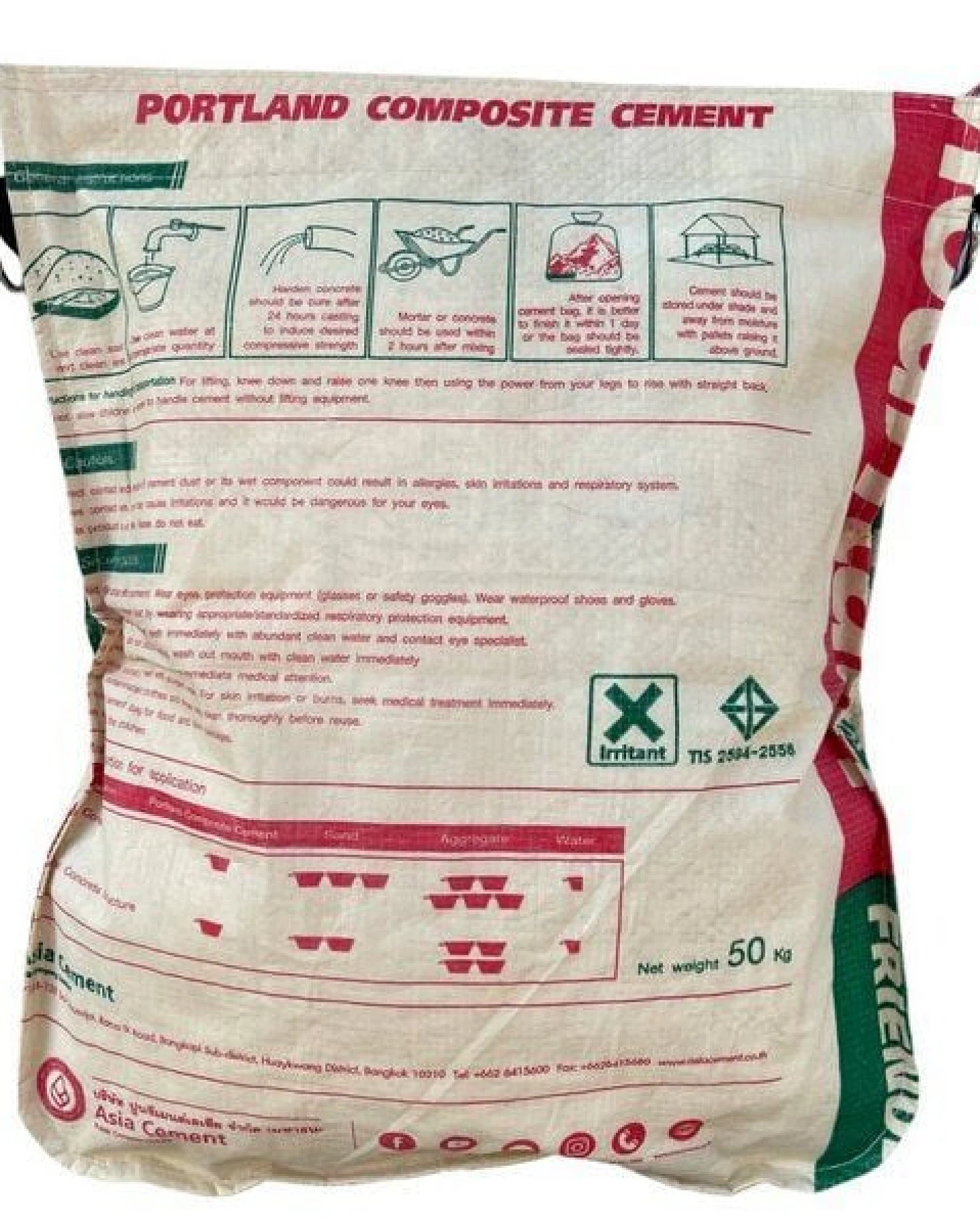 Beadbags Shopperbag TJ77 recycelter Zementsack mit Tampenjangurt – Ansicht 3