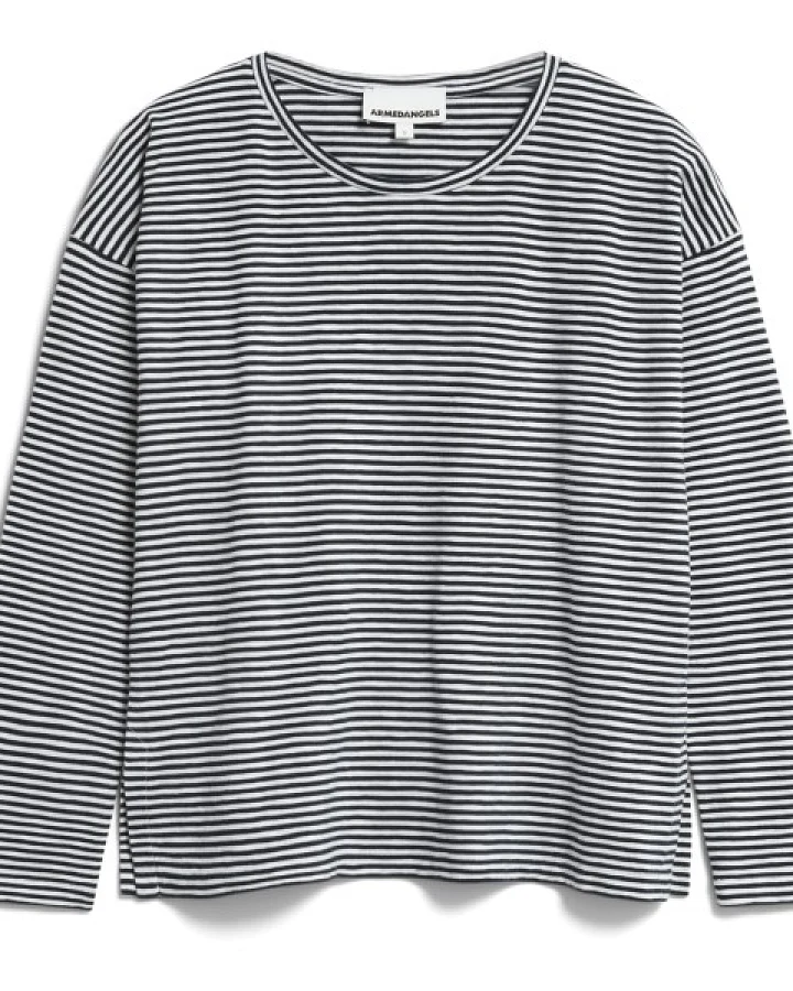 ARMEDANGELS - Women's Xianaa Lovely Stripes - Longsleeve Gr XS grau