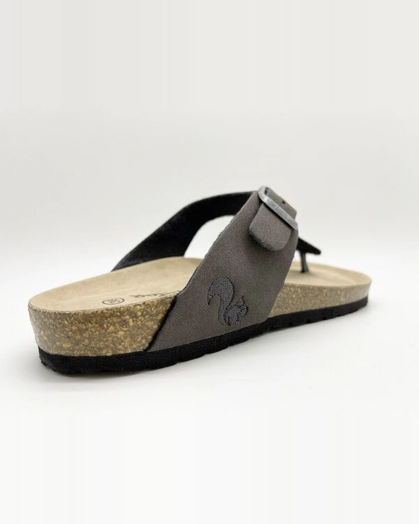 Vegane thies ® Eco Bio Thong Sandale aus rec. PET mit Kork-Tieffussbett – Ansicht 3
