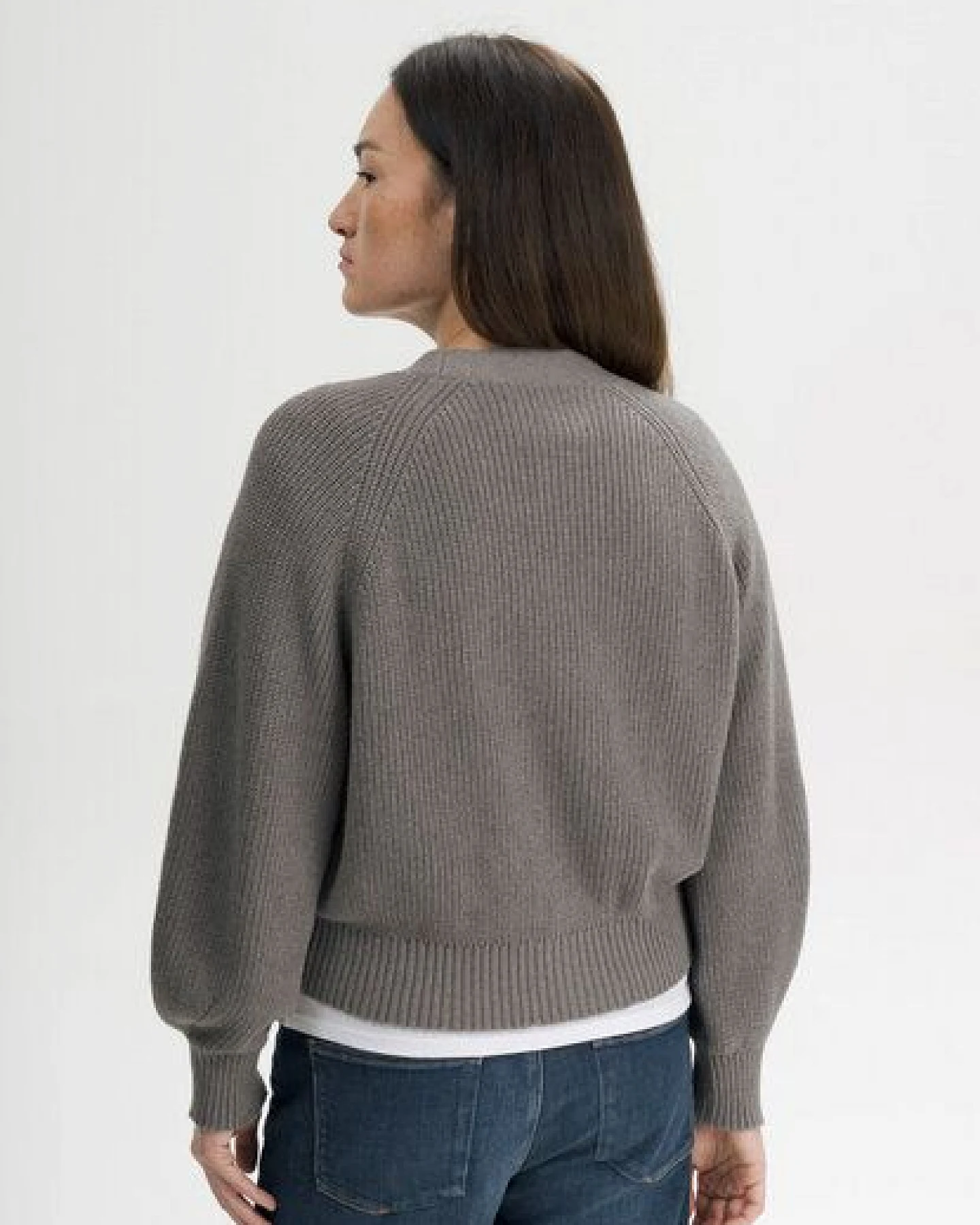 Rippstrick Cardigan Style BHUMA – Ansicht 3