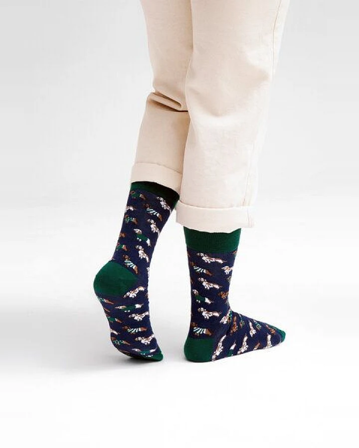 Natural Vibes Hunde Socken Bio GOTS |Bunte Socken |Herren Damen Socken |